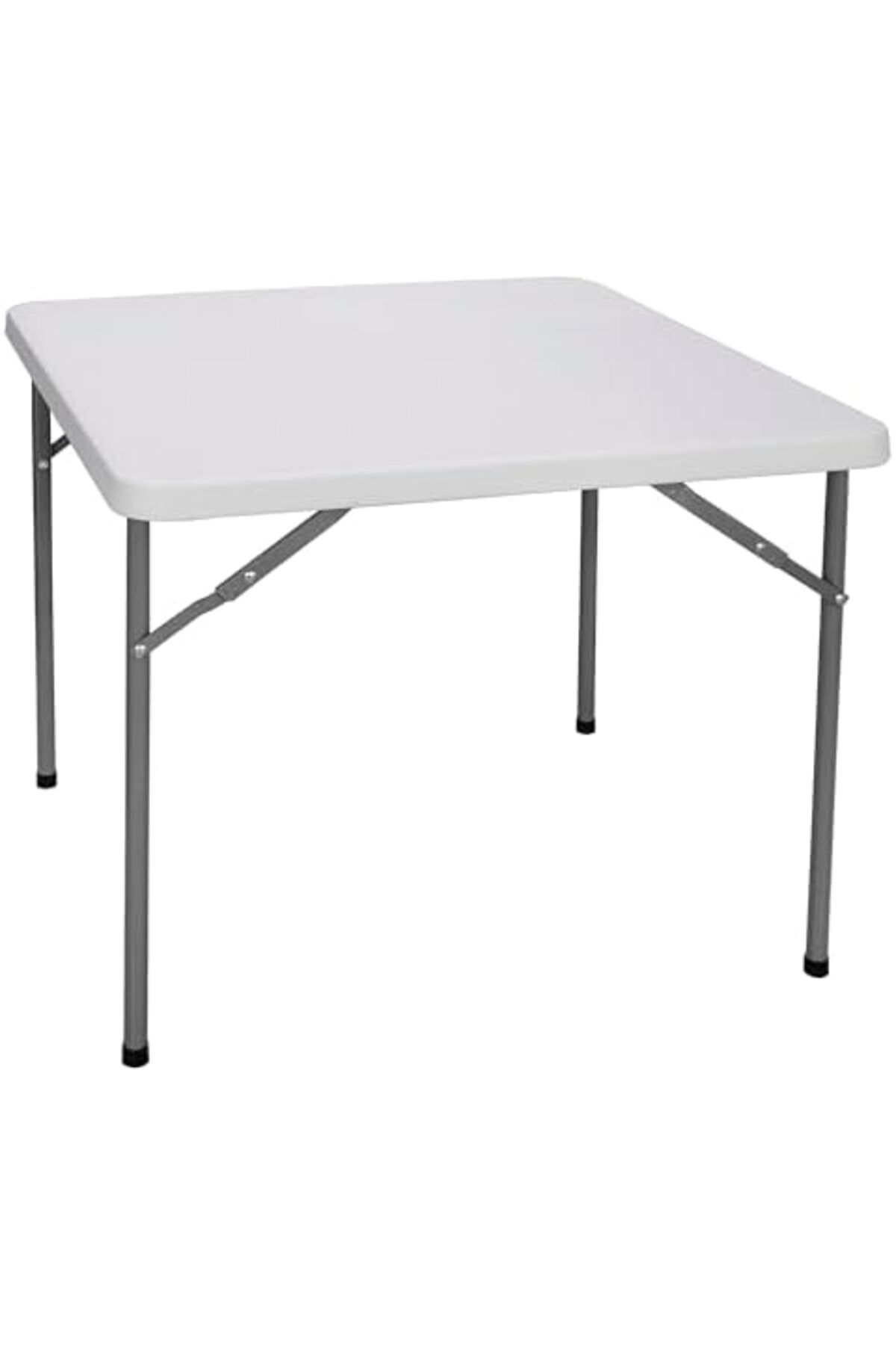 MAPLE HOME DECORATION-Plastic Folding Table Portable Trestle Multi-purpose Dining Camp Picnic Party Event Table 88*88cm 2