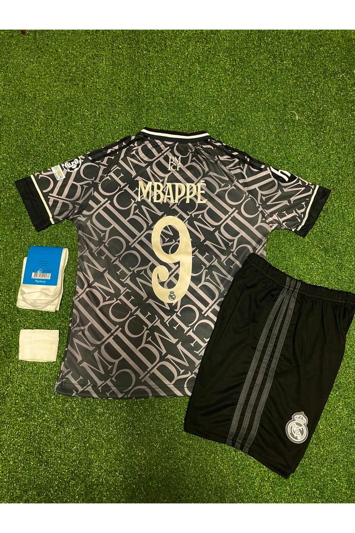 Lion Spor-R.E.A.L M.A.D.R.I.D 2024-25 KYLYAN MBAPPE ΑΛΤΕΡΝΑΤΙΒ ΠΑΙΔΙΚΗ ΤΖΕΡΣΕΪ ΣΕΤ 4 γκρι 1
