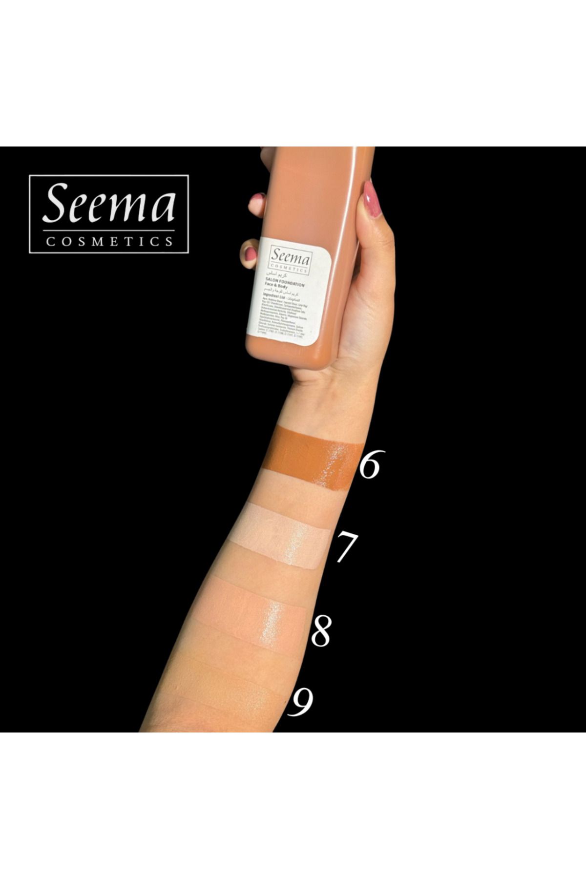 SEEMA-SALON LIQUID FOUNDATION 200ml | 7 3