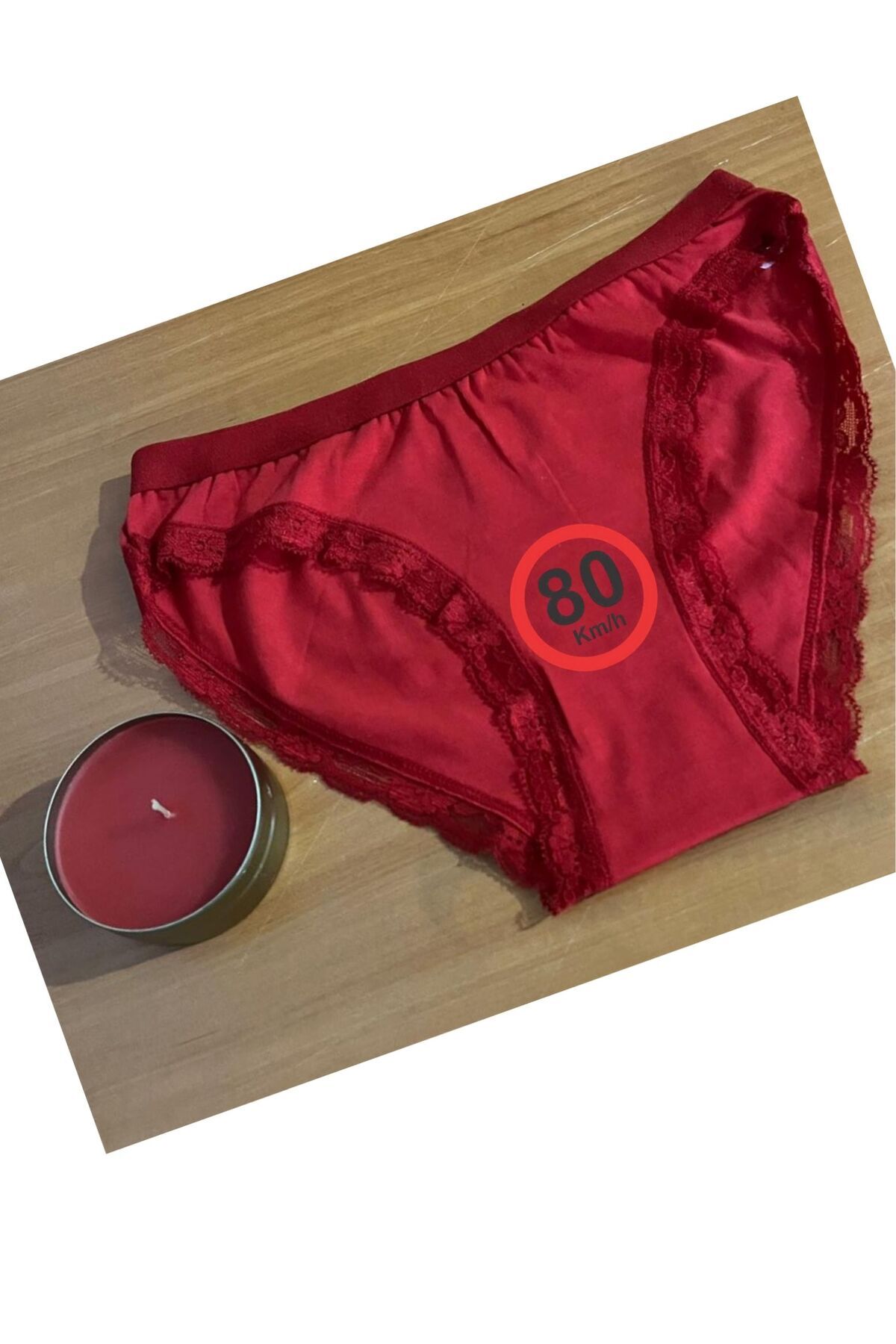Baskiup-Women's Printed Panties Red Panties 3