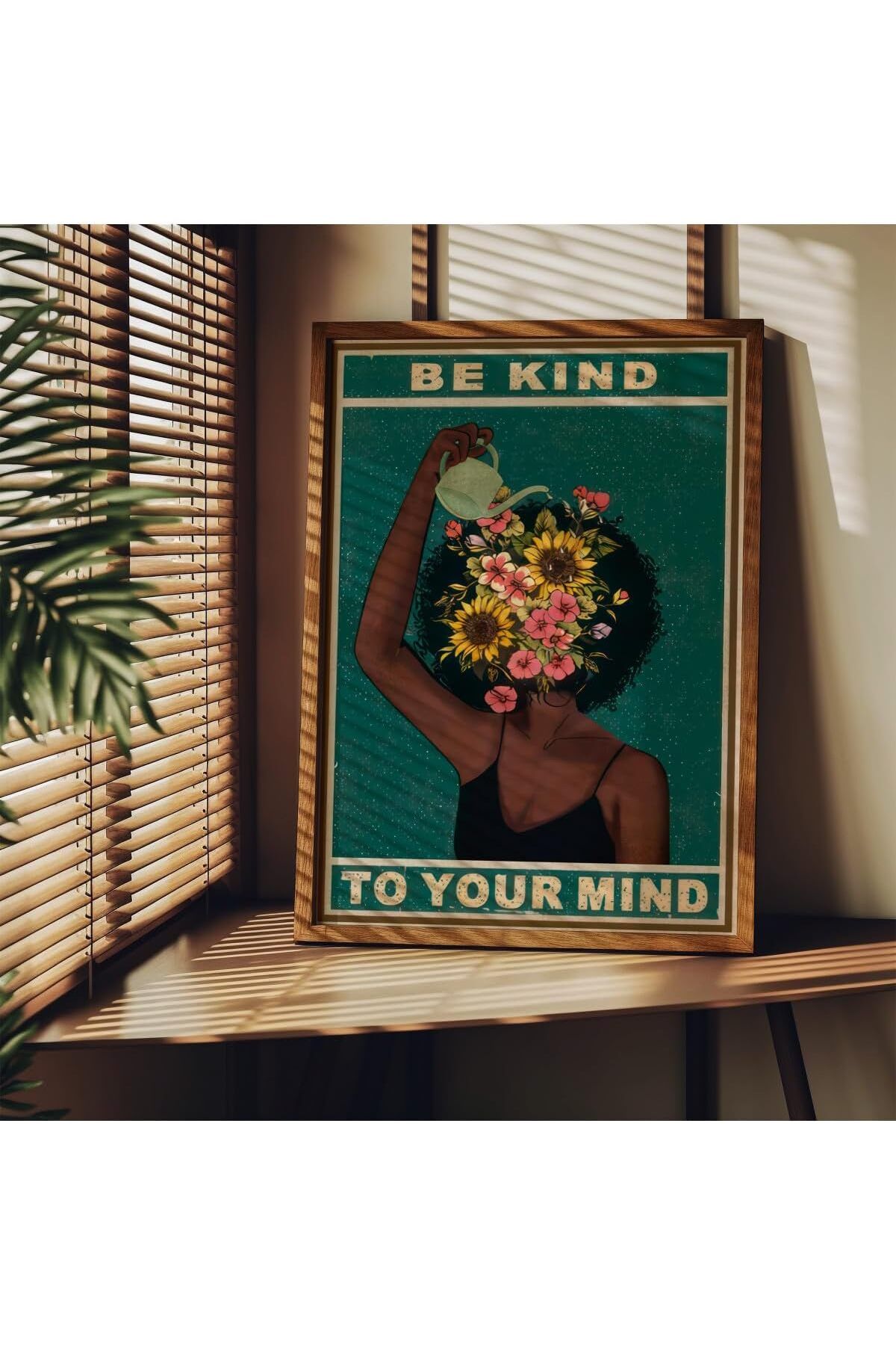 STOREMAX OZN Tanıtım Vintage Çerçevesiz Poster, Modern Dekoratif Çerçevesiz Poster, Tablo, BeKind, 50 x