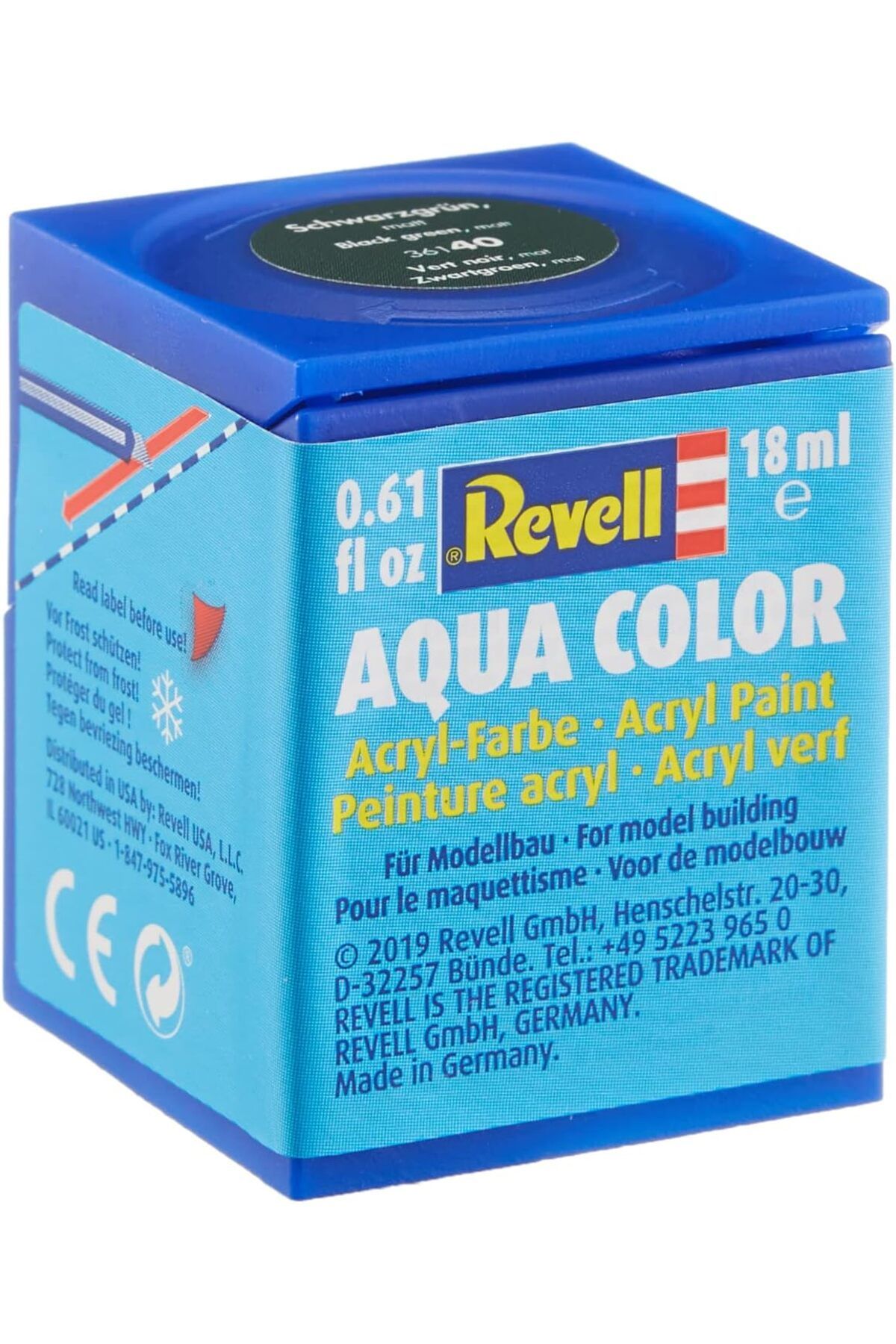 STOREMAX - Su Bazlı Maket Boyası Siyah Yeşil Mat 18 Ml (36140) ELZFRNTR 1127478