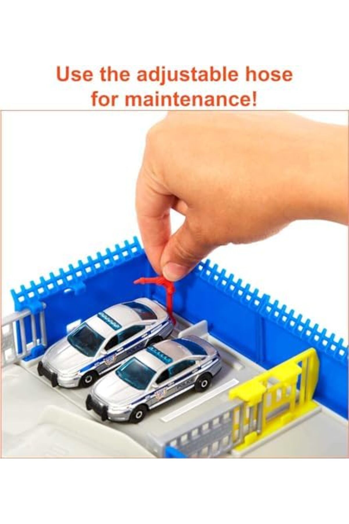 Mu Art Ahşap-T Action Drivers Game Set Police Station Walkie Talkie with Light and Sound 3