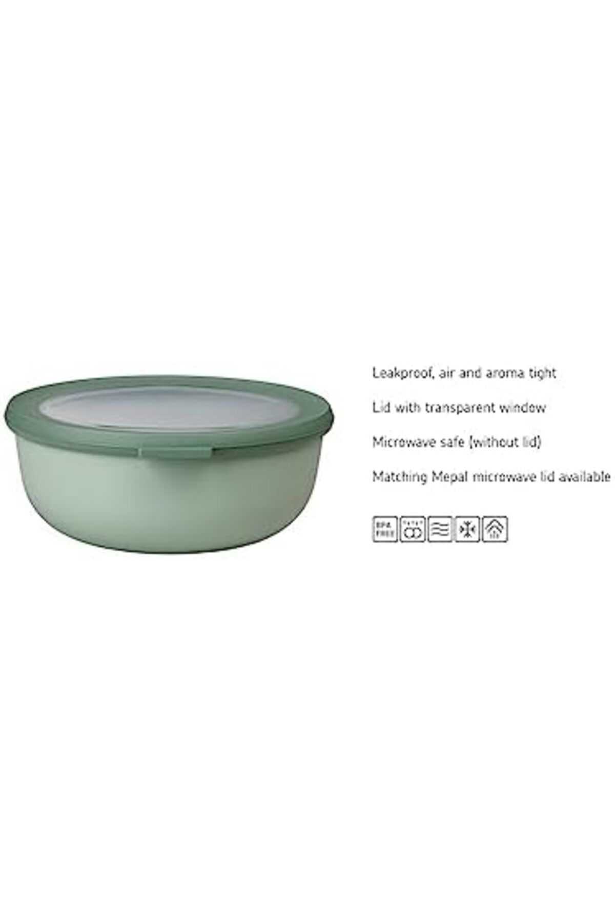 STOREMAX-Elz - Multi Bowl Cirqula Round - Storage Container with Lid - Airtight Storage Container for Refrigerator 3