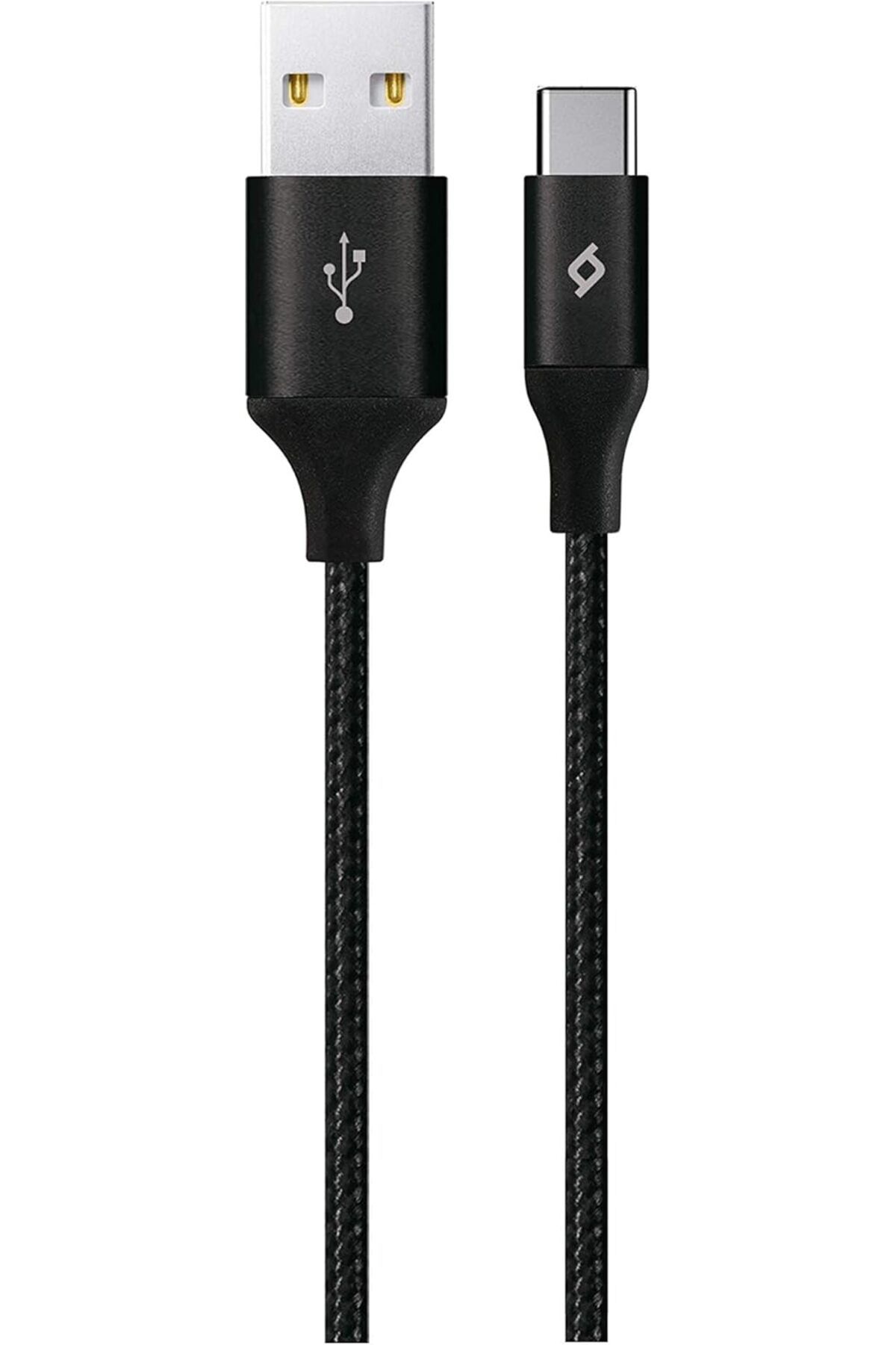 Mu Art Ahşap Mrt AlumiCable XL Type-C 2m. Şarj Kablosu - Siyah (2DK23S) Art 871301