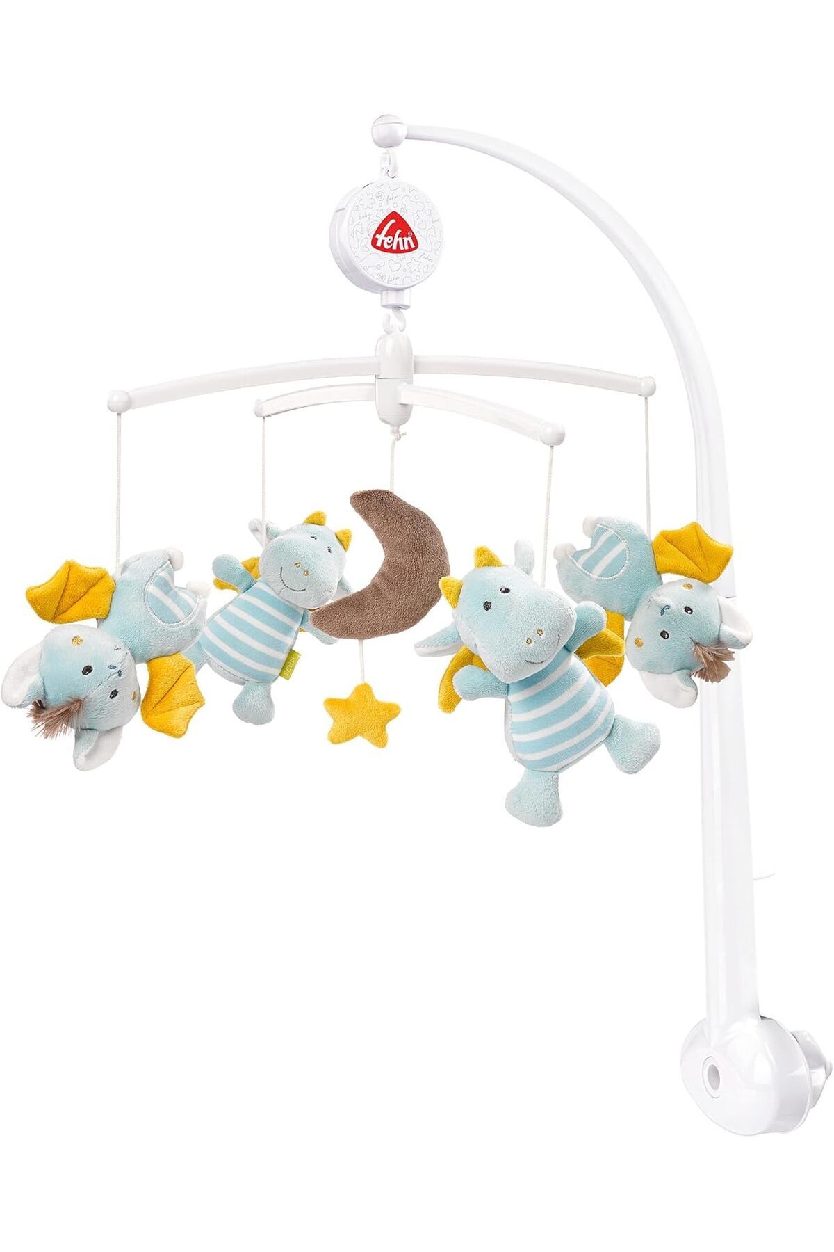 Mu Art Ahşap Mrt Little Castle, müzikli dönence - Sevimli hayvanlı bebek uyku yardımcısı müzikli oyuncak -