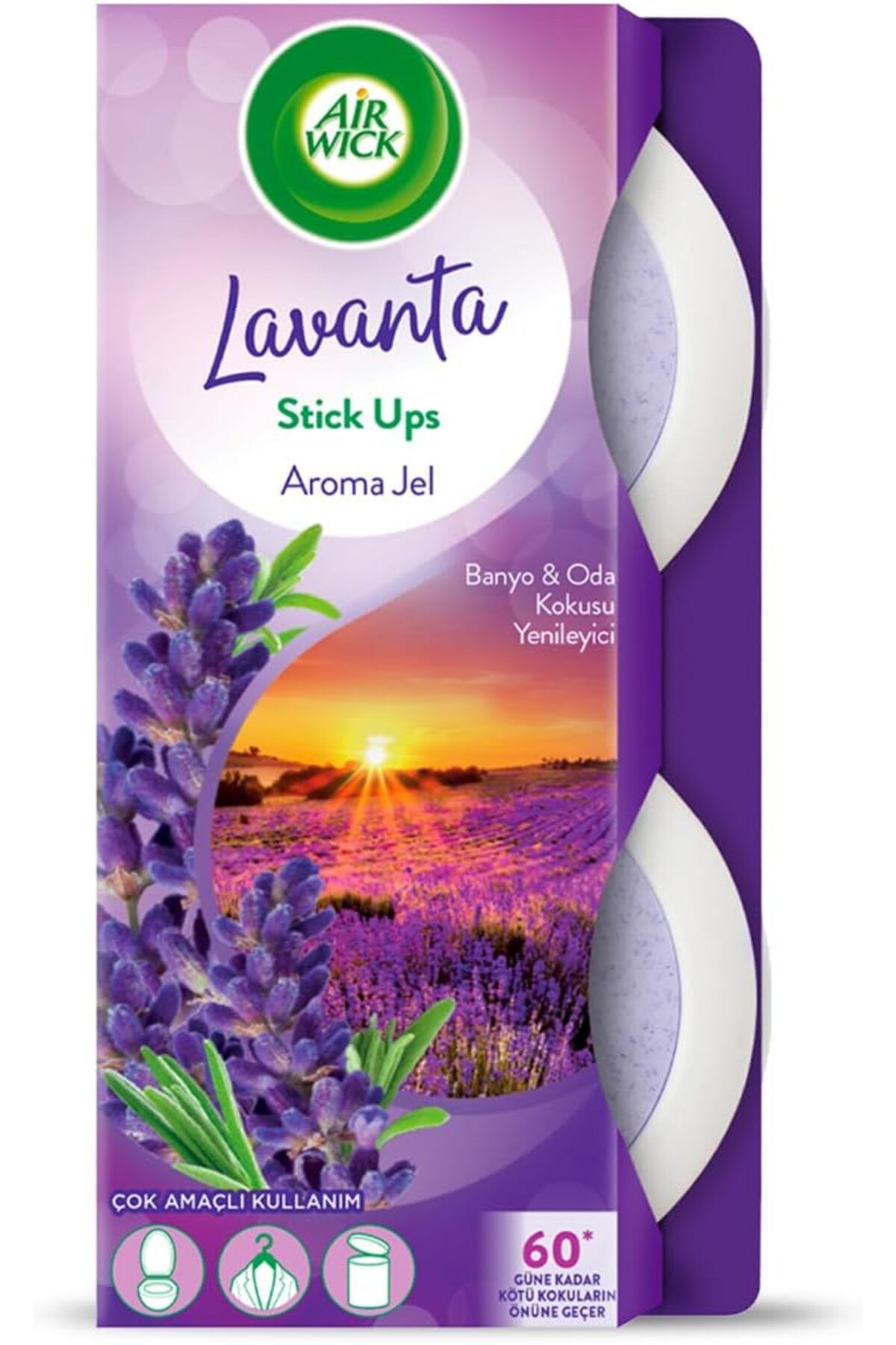 STOREMAX Wick Jel Stick Up Küçük Alanlara Özel Oda Kokusu Lavanta 30 Gün Etkili ELZFRNTR 1127478