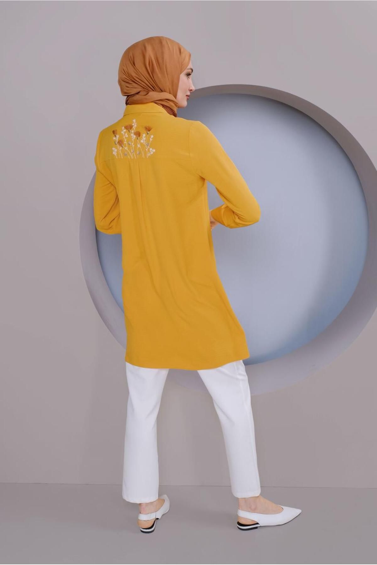 Alvina-Pocket Part Embroidered Tunic 40664 4