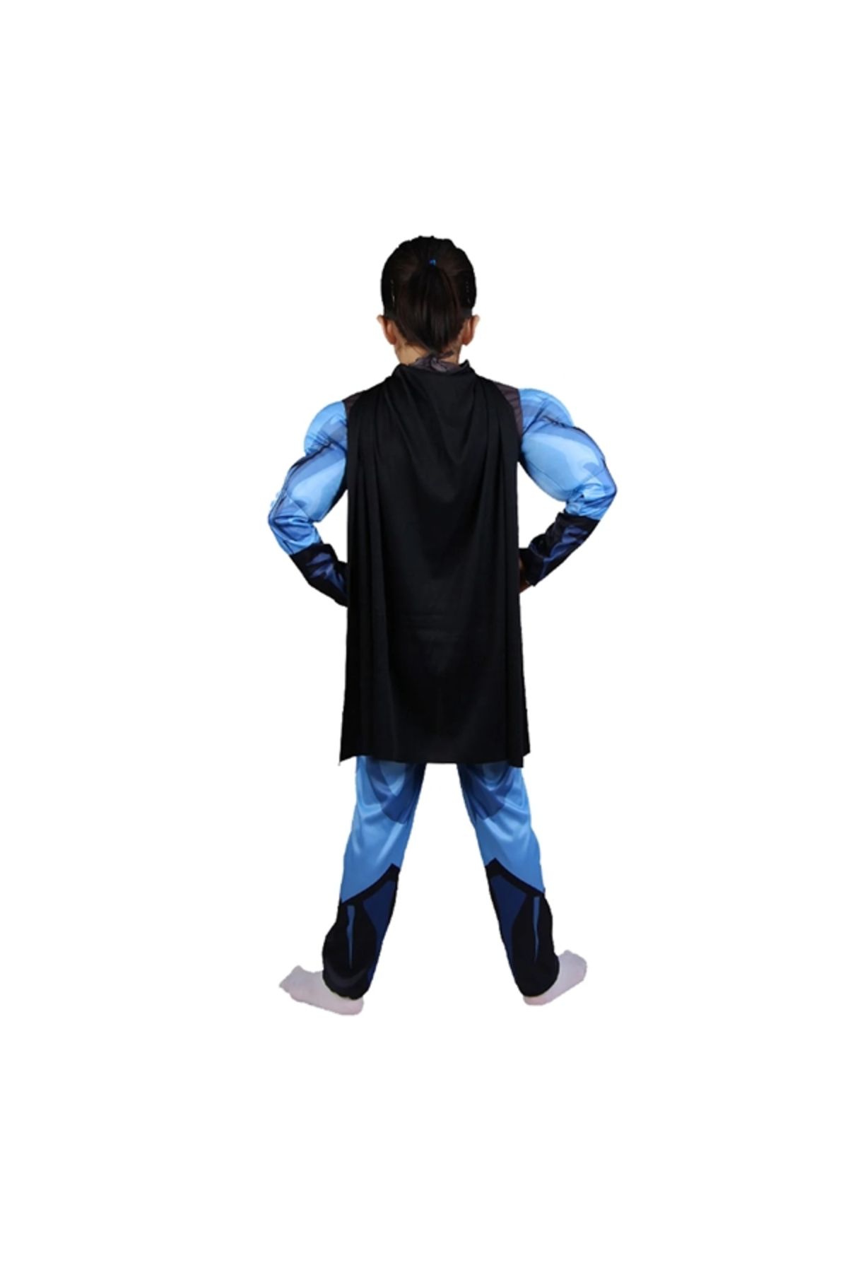 Depox-Batman Costume Set With Muscles And Led Mask, M, 5-7 Years, 110-120 Cm 5