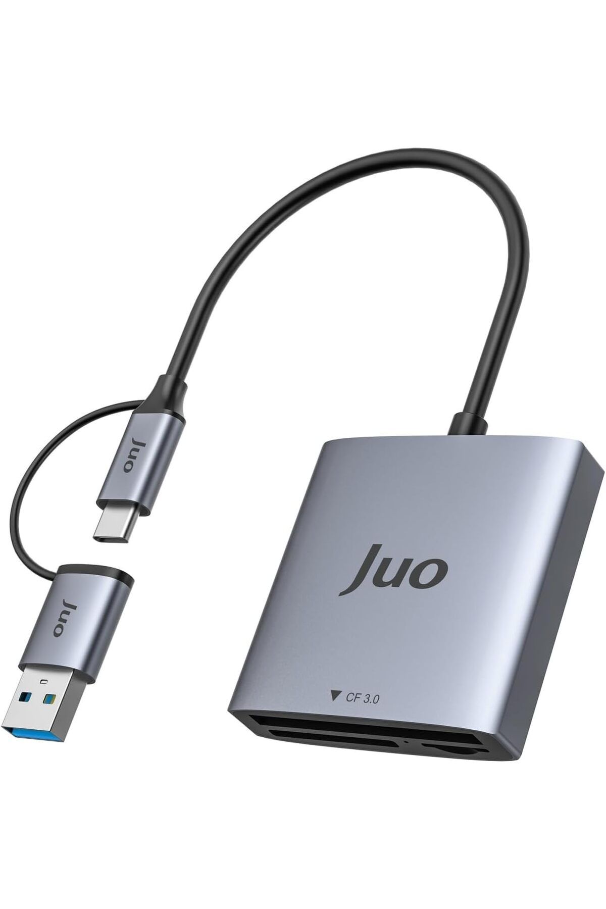 Mu Art Ahşap Mrt USB 3.2 ve Type-C 3'ü 1 Arada SD/CF/TF Micro SD Hafıza Kart Okuyucu Art 871301