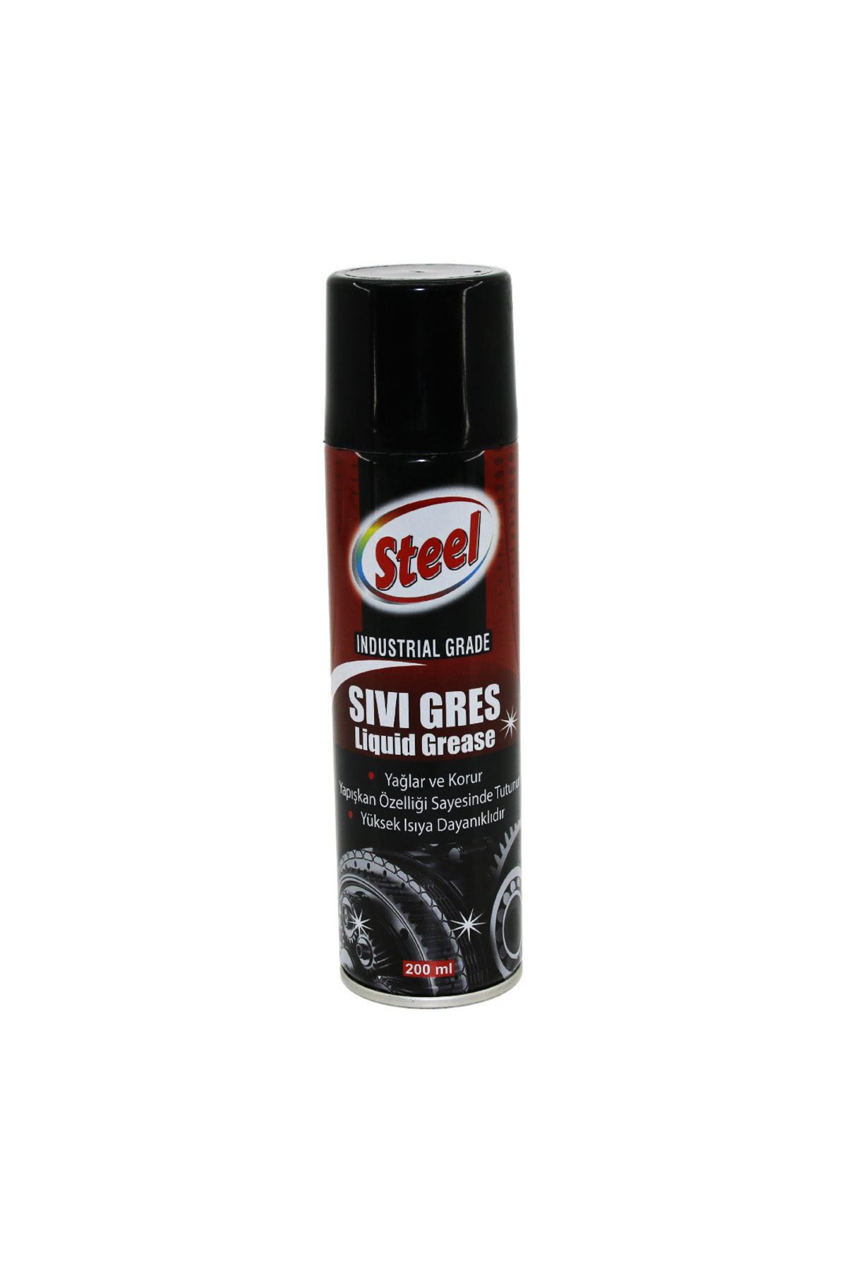 STOREMAX OZN STEEL ST-1304 SIVI GRES SPREY 200ML YAĞLAR - KORUR - ISIYA DAYANIKLI OZNstre 1094633