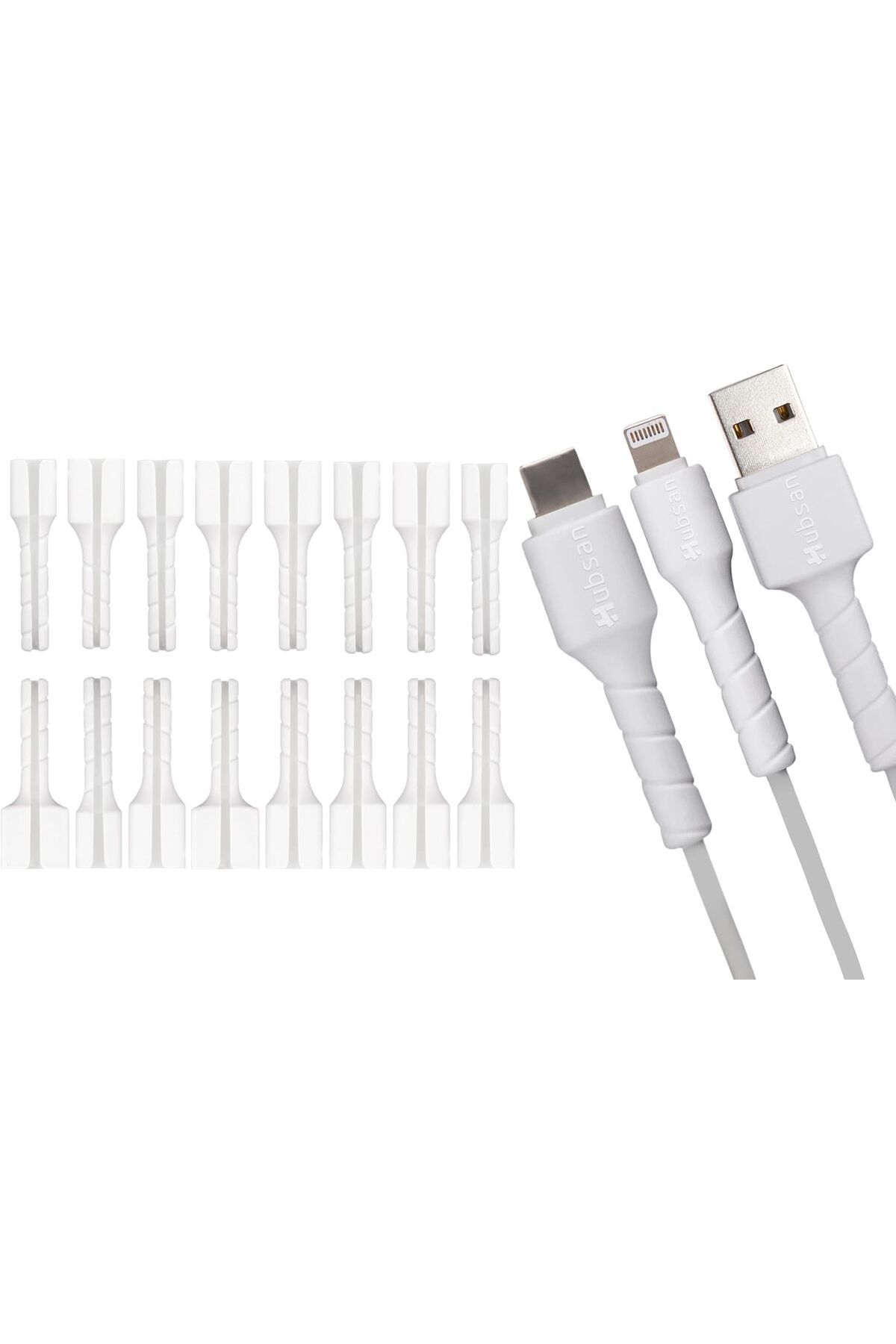 STOREMAX ELZ Case 16 Parça Şarj Kablosu Koruyucu, iPhone için USB C Şarj Kablosu Koruyucu, Şarj Kablosu