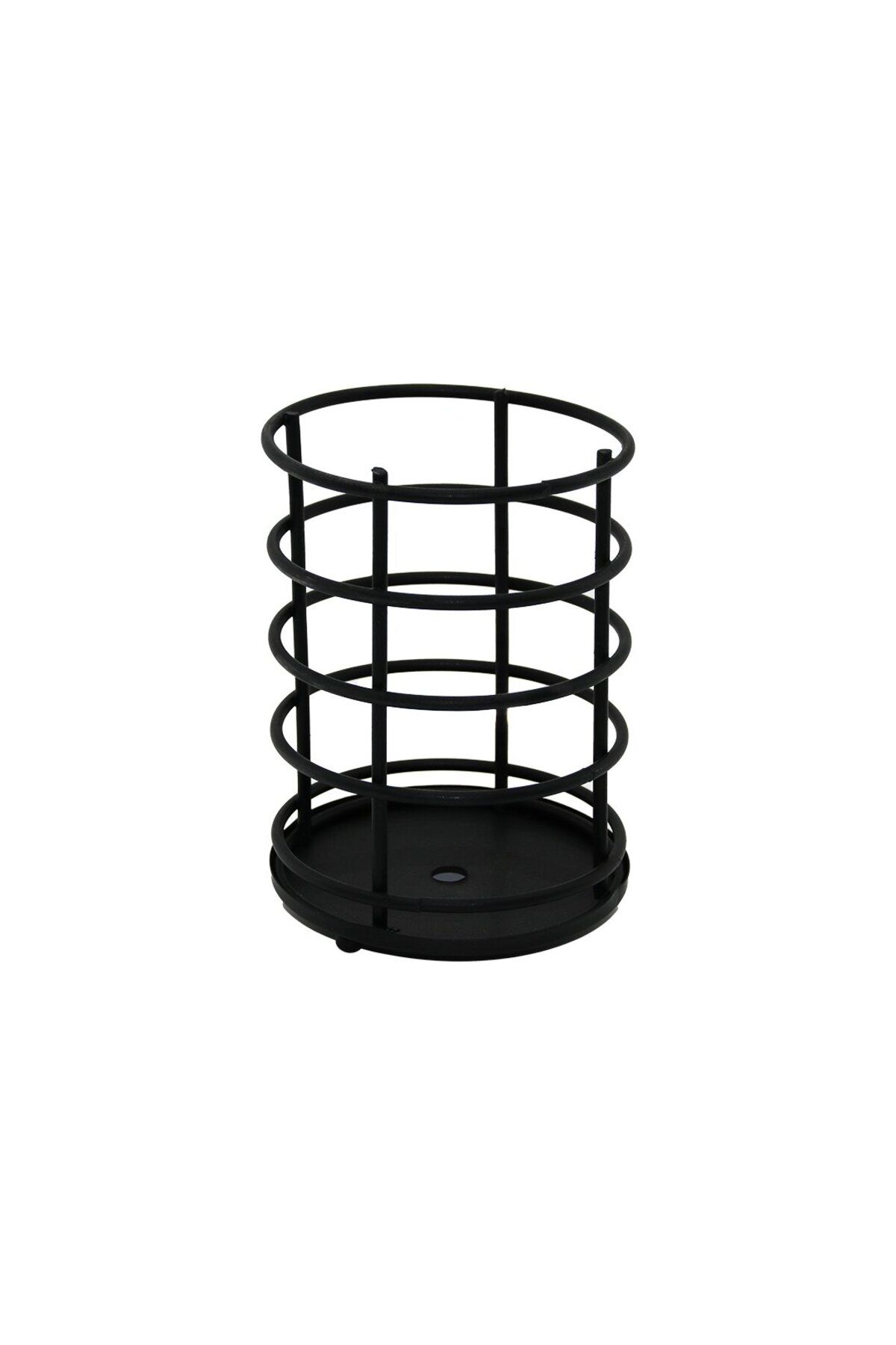 STOREMAX Ezg METAL SİYAH SİLİNDİR KAŞIKLIK TEZGAH ÜSTÜ Ezsnshop 1065757