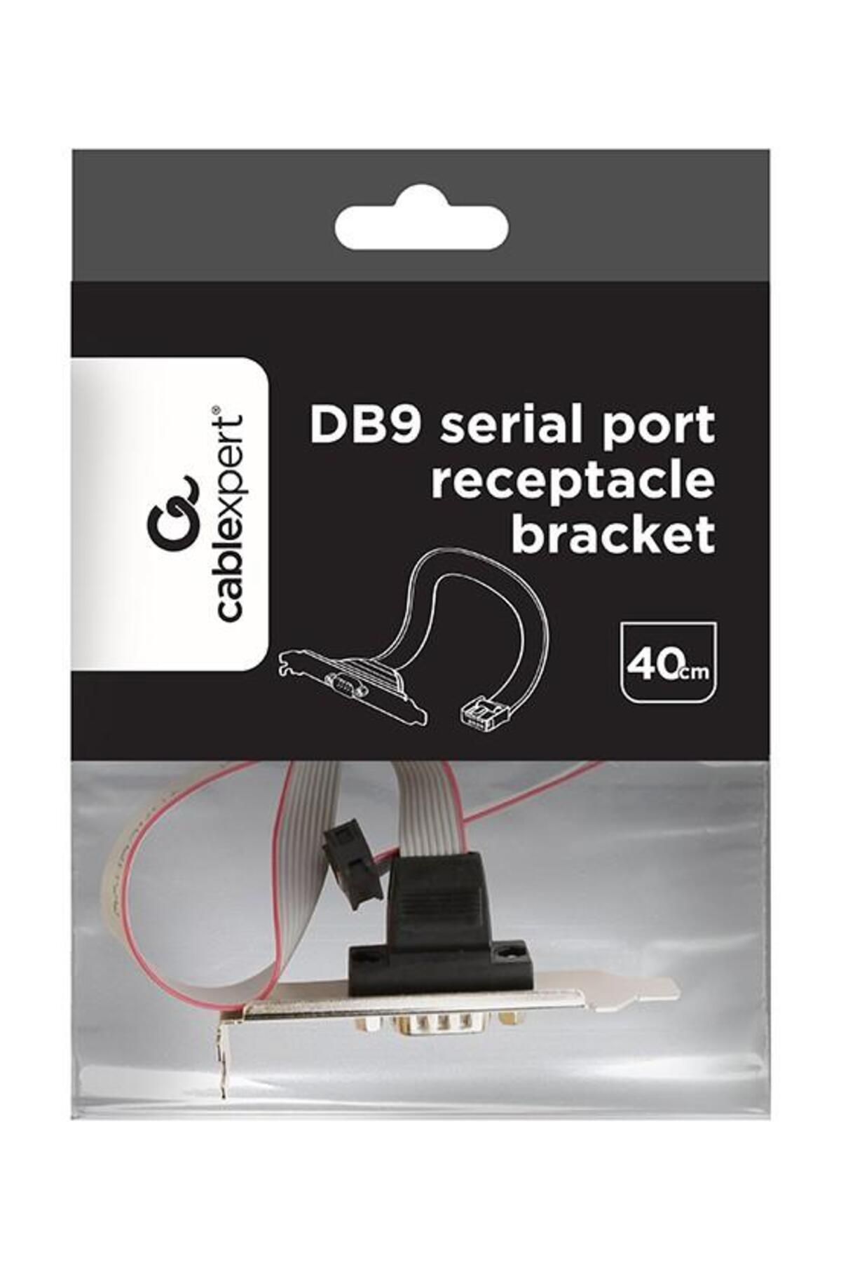 Gembird-Cablu intern Gembird CC-DB9ML-01, Port serial DB9 - VGA, low-profile, 40cm, plat 2
