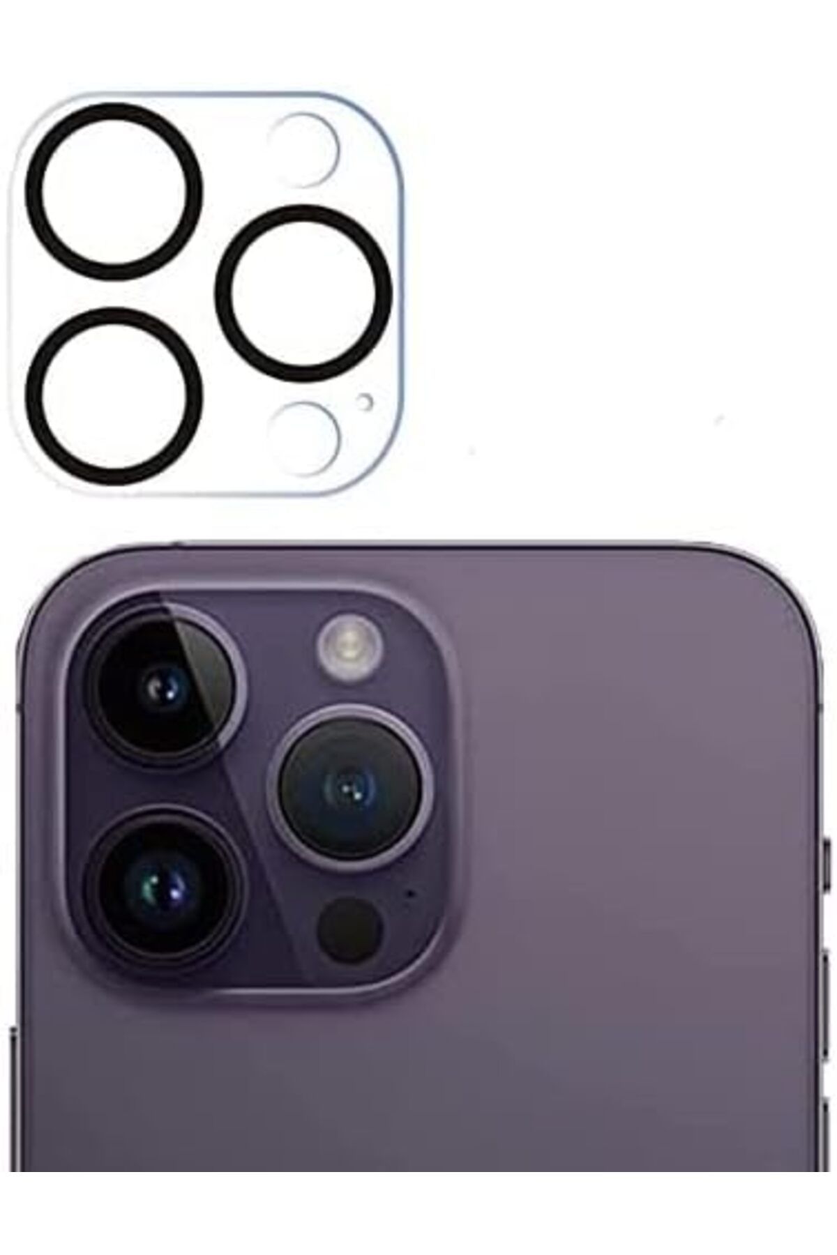 STOREMAX OZN Trend iPhone 14 Pro ve 14 Pro Max uyumlu Kamera Lens Koruyucu Temperli Cam Kamera Koruyucu 9H Se