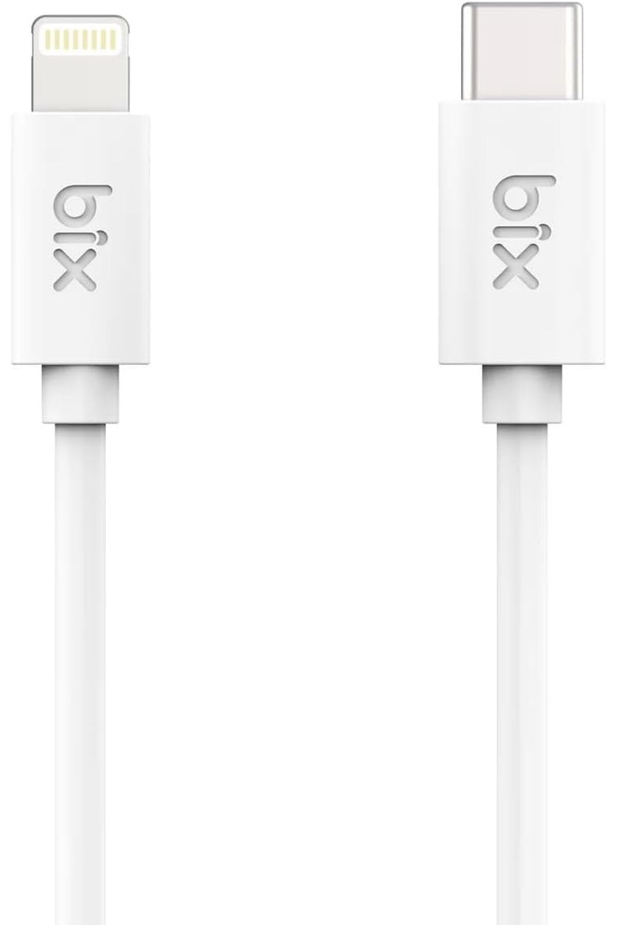 Mu Art Ahşap Mrt BX-IP02UC Type-C to Lightning Data ve Şarj Kablosu Beyaz 1 Metre Art 871301