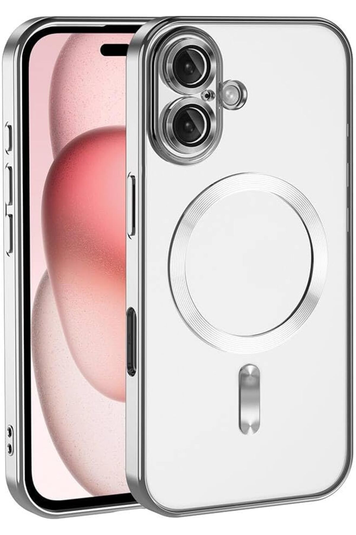 STOREMAX SRT İle Uyumlu iPhone 16 Plus Kılıf Kamera Korumalı Magsafe Wireless Şarj Özellikli ZORE Demre