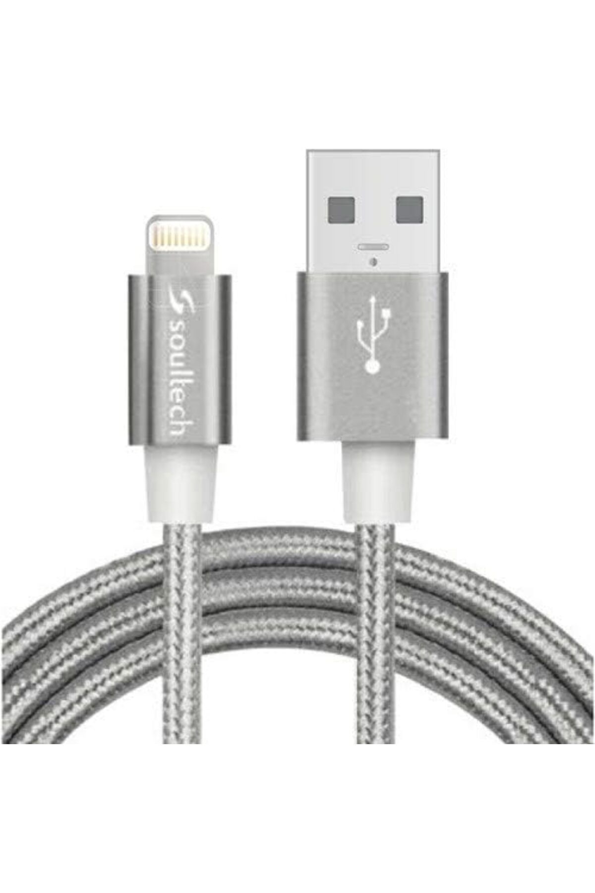 STOREMAX DK035GR DK035GR 2A Iphone 5/6/7/8/X Metal Rope Platinum Data Kablo KABLO TrendBazaar 1057563