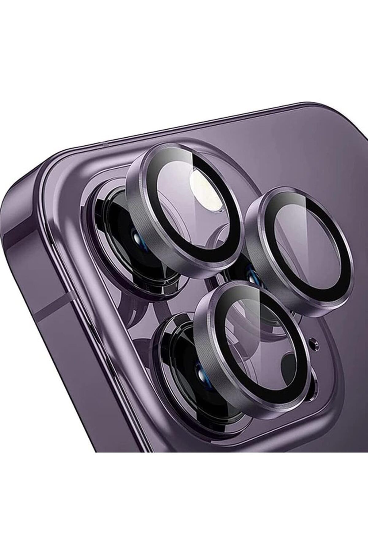 STOREMAX OZN İPhone 14 Pro Max/14 Pro İle Uyumlu CmCov Kamera Lens Koruyucu Kolay Tak Çıkar Ergonomik İn