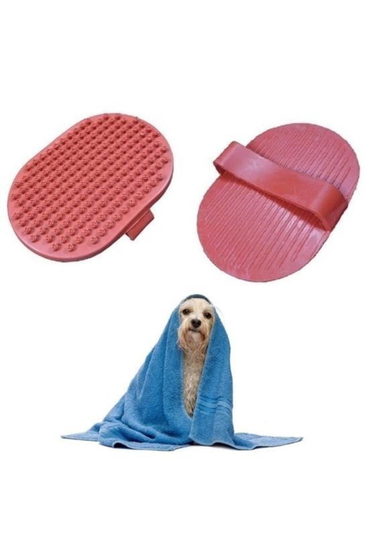 COLLECTİON Kedi Köpek Yıkama Fırçası Ergonomik Masajlı Evcil Hayvan Kedi Köpek Yıkama Fırçası Aparatı