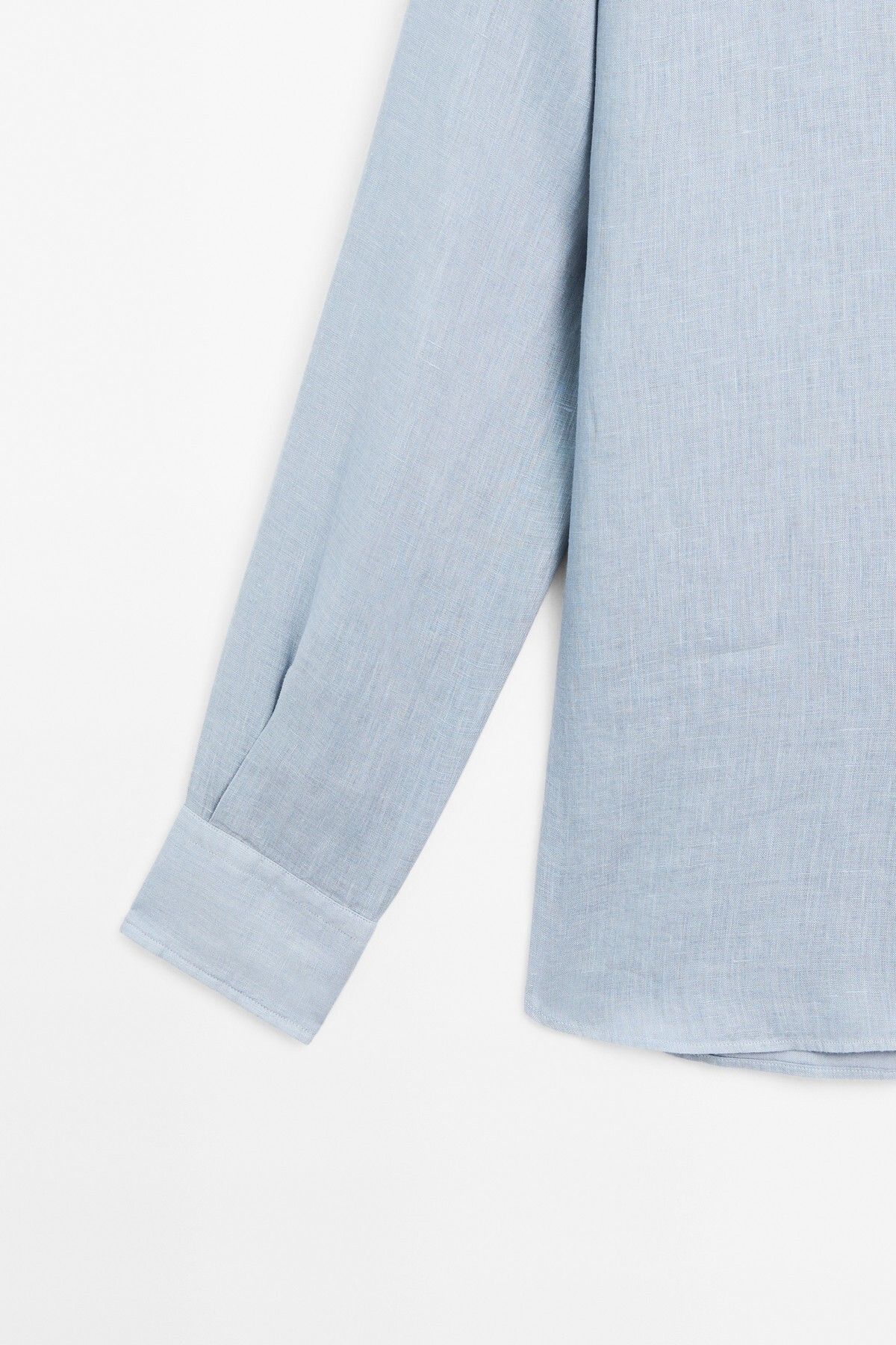 %100 keten regular fit gömlek - 8