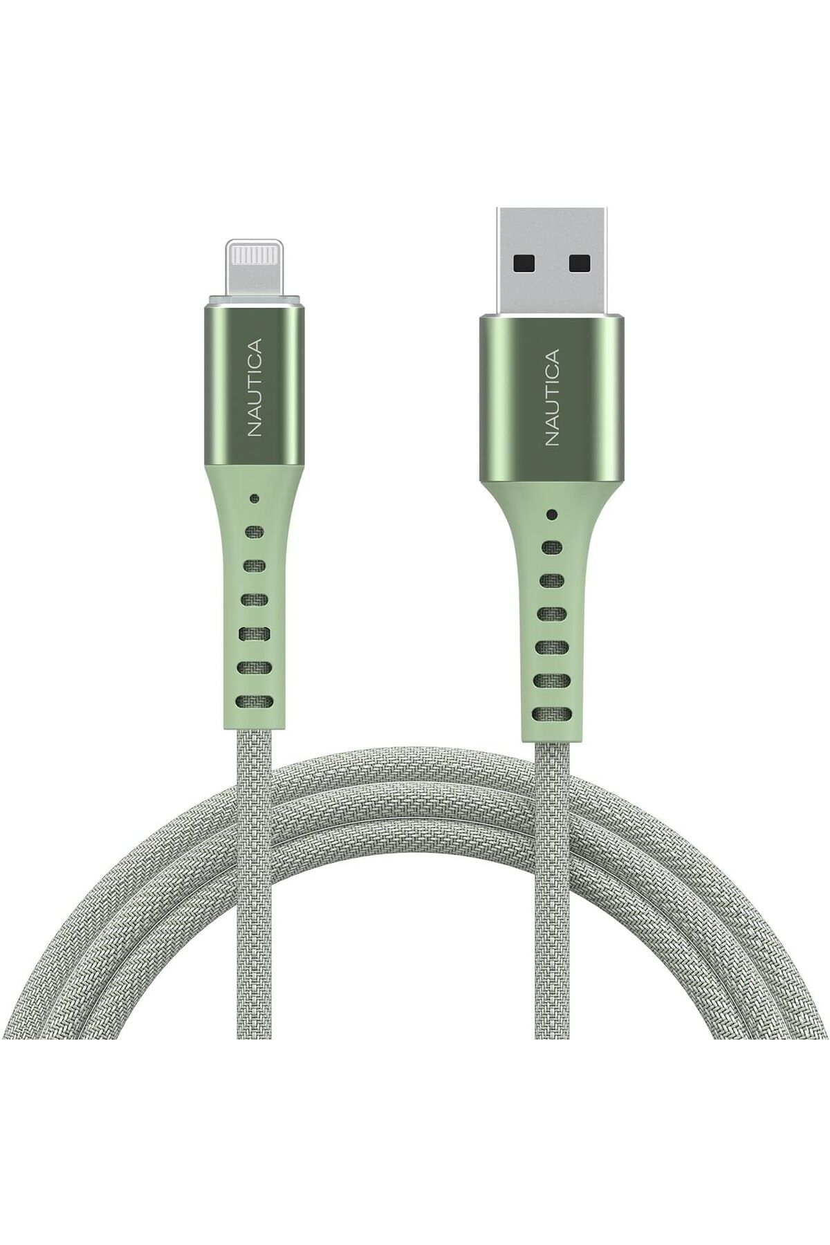 STOREMAX C65 MFI Lightning to USB-A 12W Örgülü Hızlı Şarj ve Data Kablosu 2.1M Yeşil TrendBazaar 1057