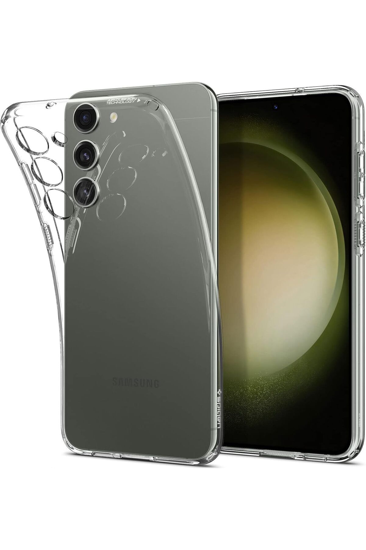 STOREMAX Rom Galaxy S23 Plus Kılıf Liquid Crystal 4 Tarafı Tam Koruma Crystal Clear - ACS05662 Romshp 1067