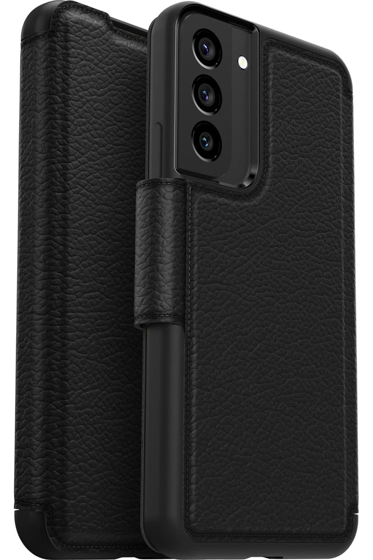STOREMAX ELZ Galaxy S22+ Strada Kılıf, Darbeye Dayanıklı, Düşmeye Dayanıklı, İki Kart Tutuculu Birin