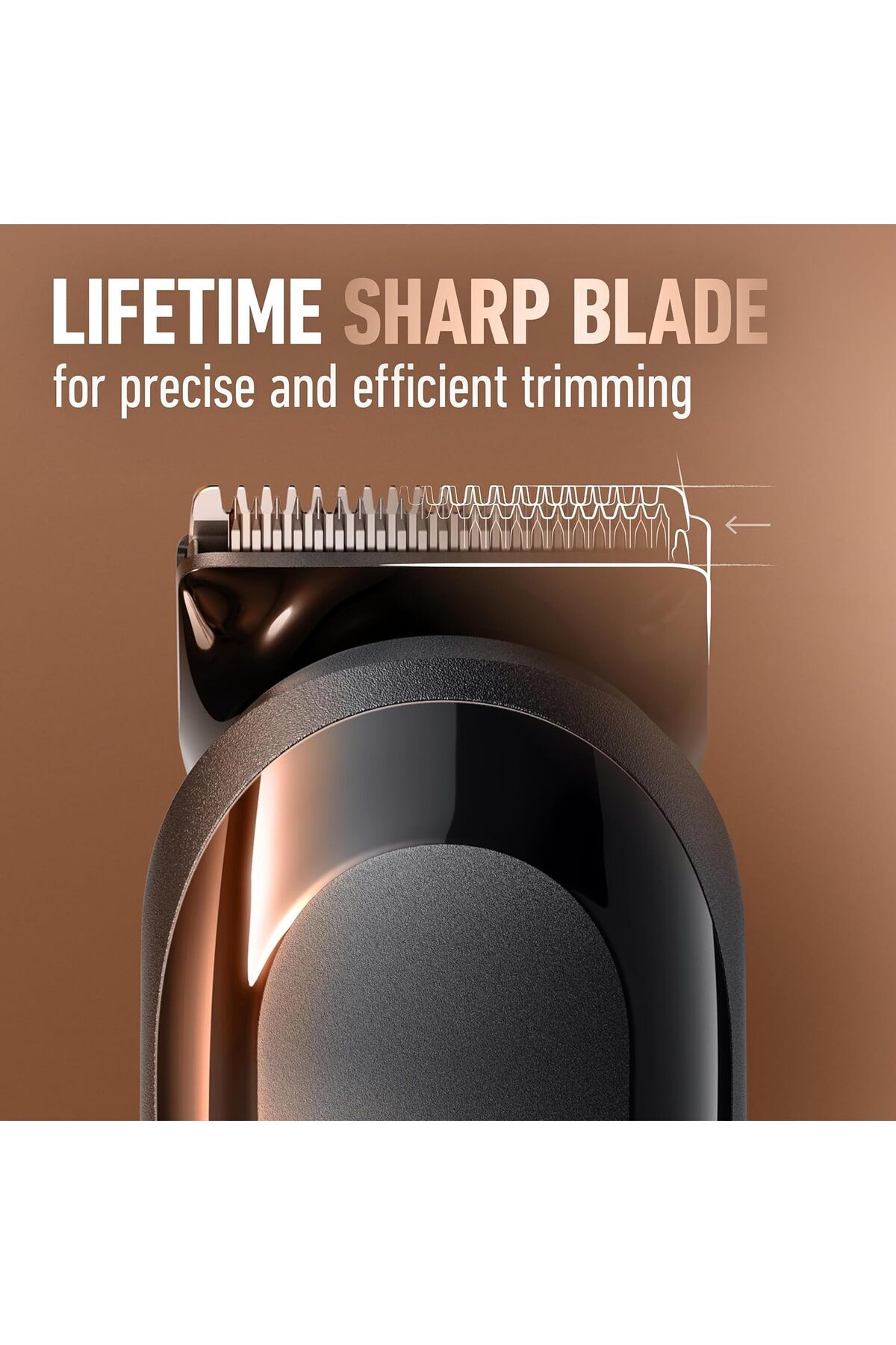 King C. Gillette-Cordless Beard Trimmer for Men, Kit includes 1 Trimmer, 3 Interchangeable Combs, 1 7