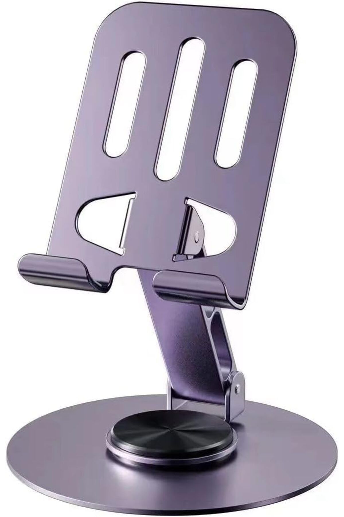 STOREMAX Ezg Metal Stand Tablet Telefon Tutucu 360 Derece Dönerli Ayarlanabilir Mor Telefon Tablet Standı Y