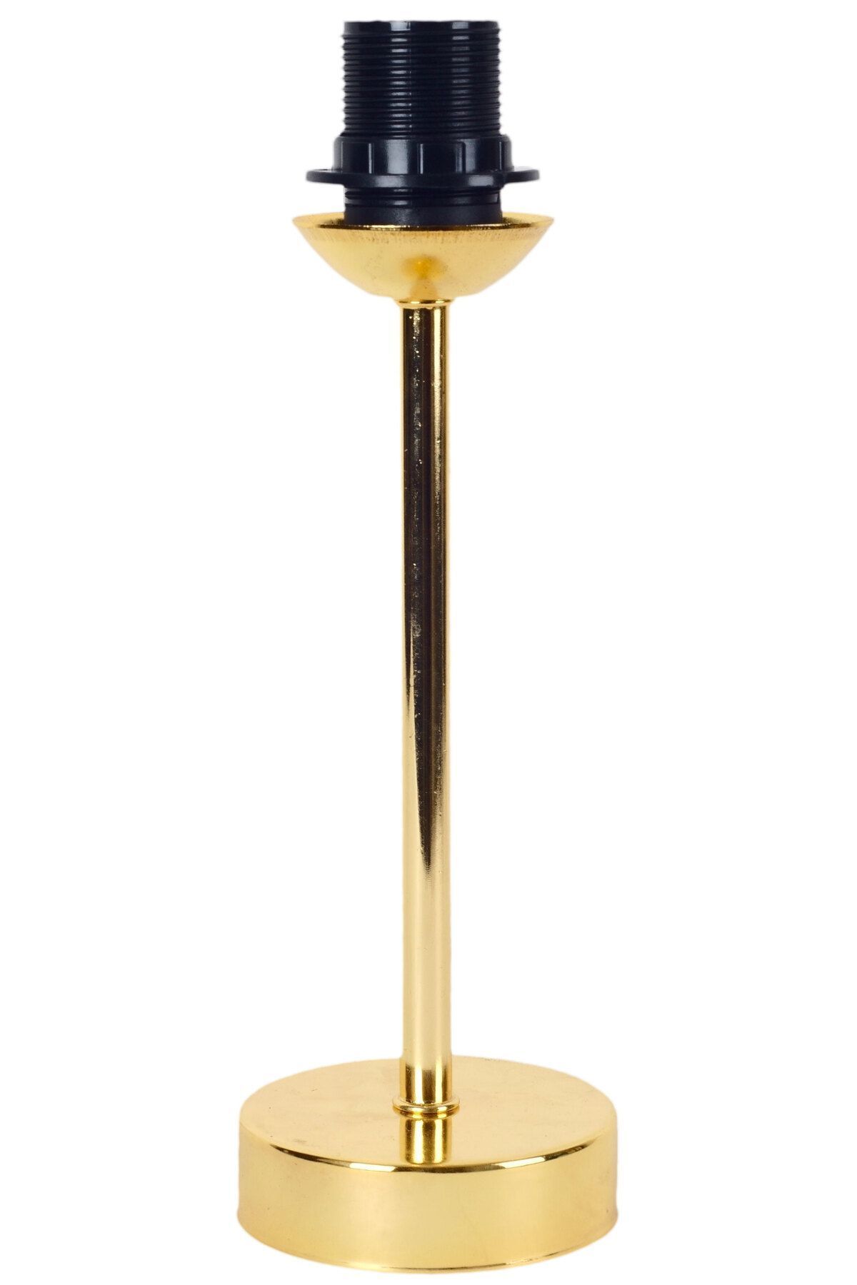teknotrust Siyah Beyaz Gold 3 Renk Metal Abajur Ayak 28 CM AYK0058