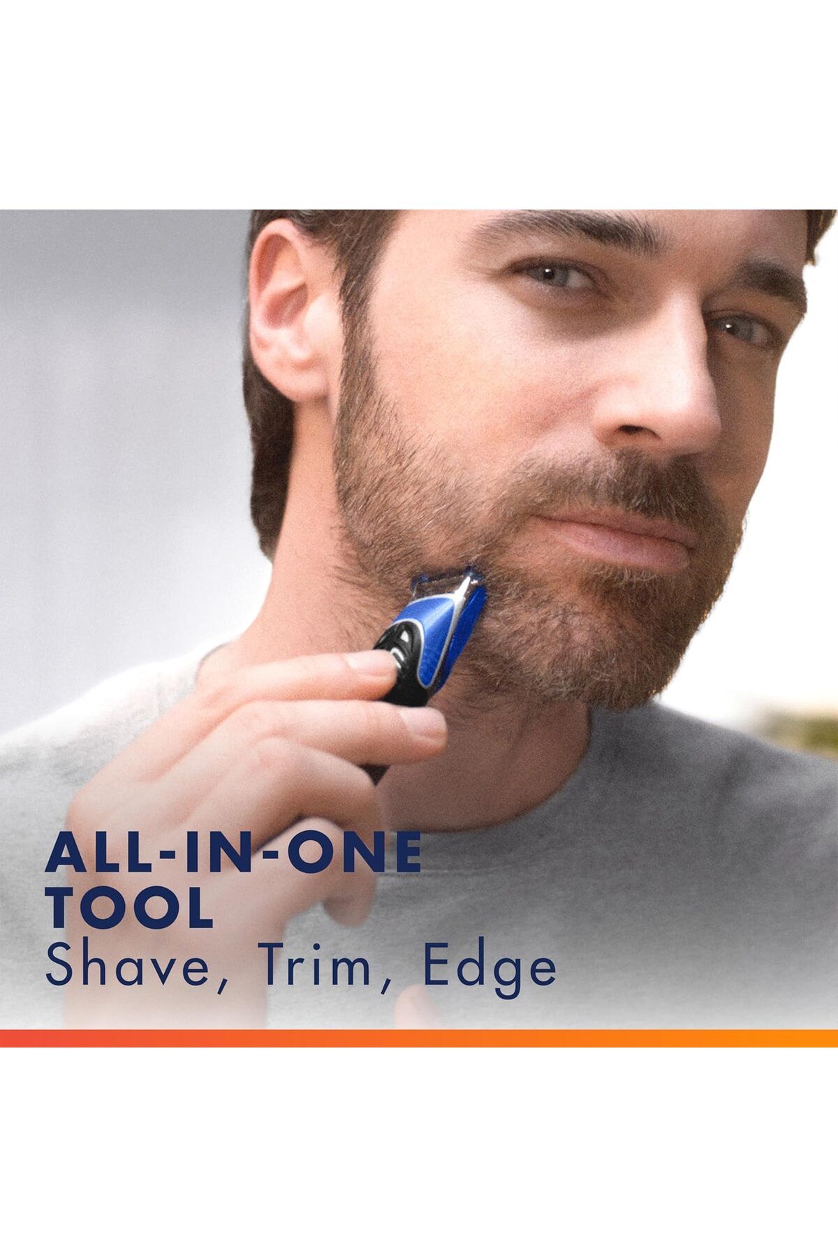 Gillette-Styler, 1 Beard Trimmer for Men with 1 ProGlide Razor Blade Refill, 1 Battery, 3 Comb Attac 6