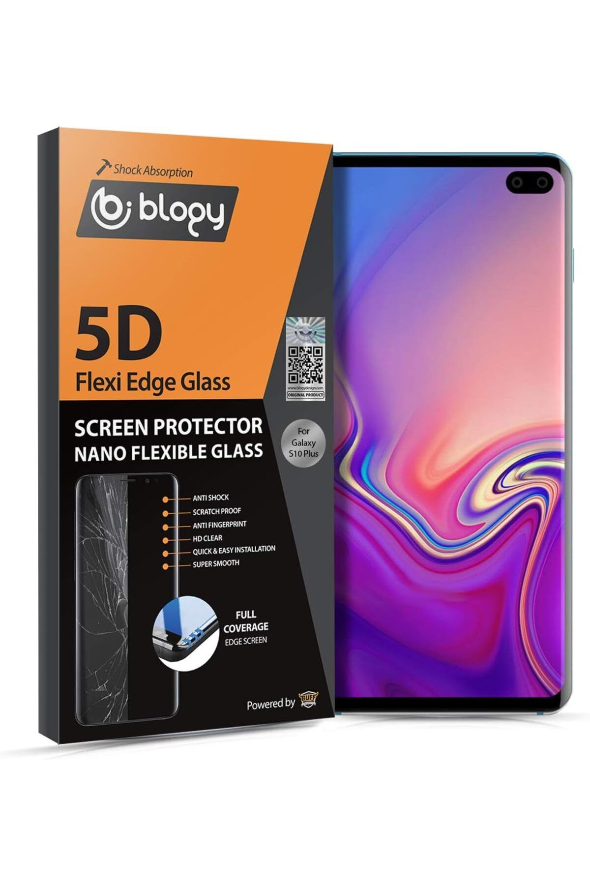 STOREMAX OZN Galaxy S10 Plus Flexi Edge 5D Ekran Koruyucu OZNstre 1094633