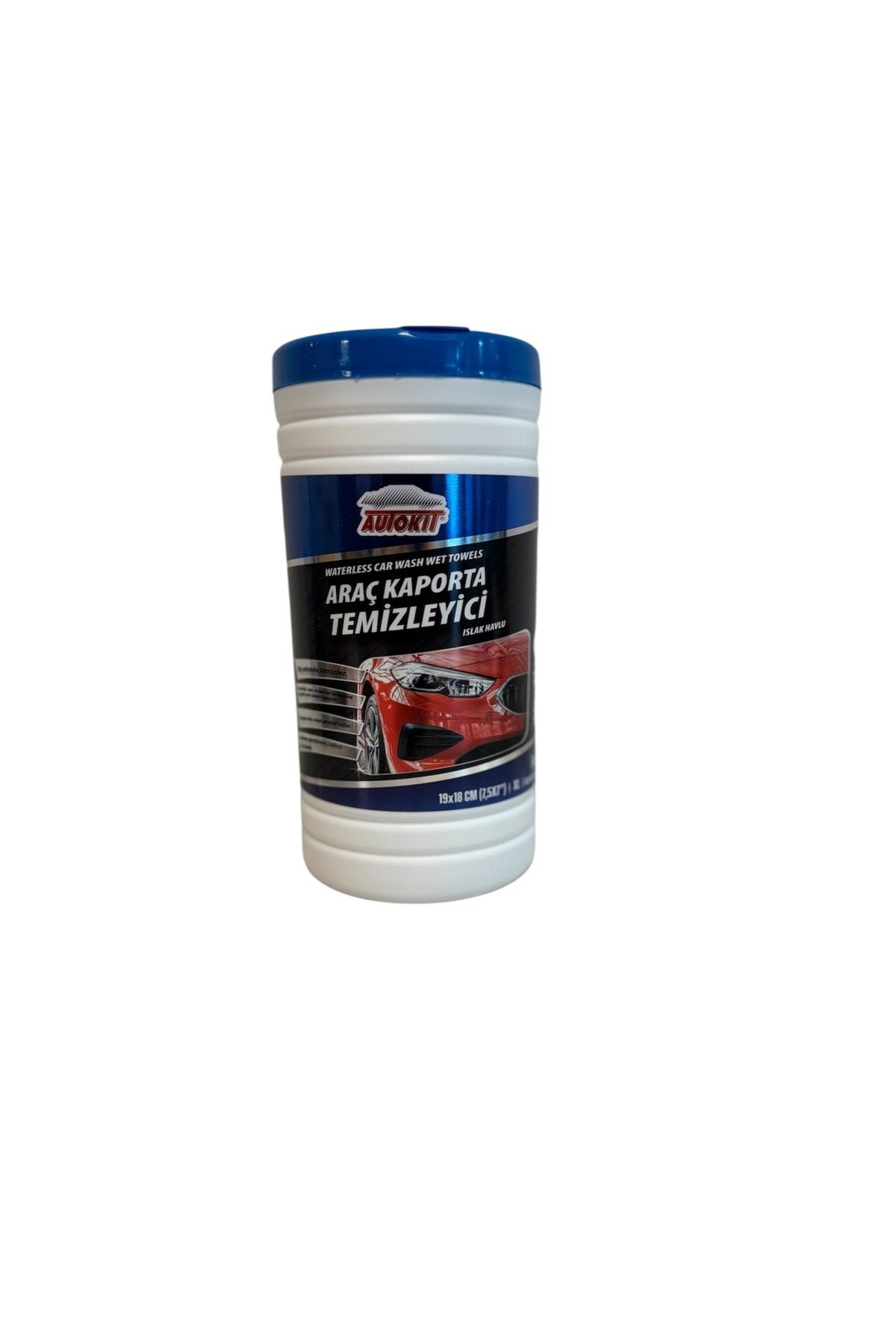 BTL OTOMOTİV ARAÇ OTO MOTORSİKLET KAPORTA TEMİZLEYİCİ ISLAK HAVLU PLASTİK KUTU 50' Lİ