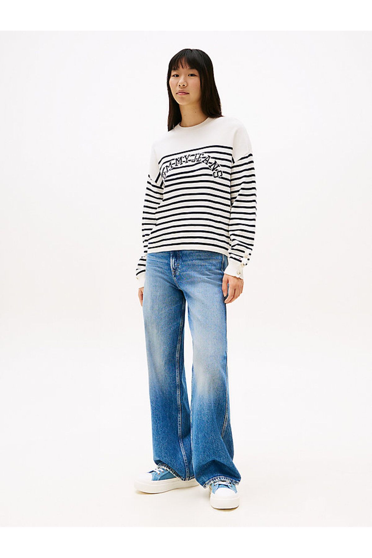 Tommy Hilfiger-SWETER UNIWERSYTECKI W PASKI TJW 3