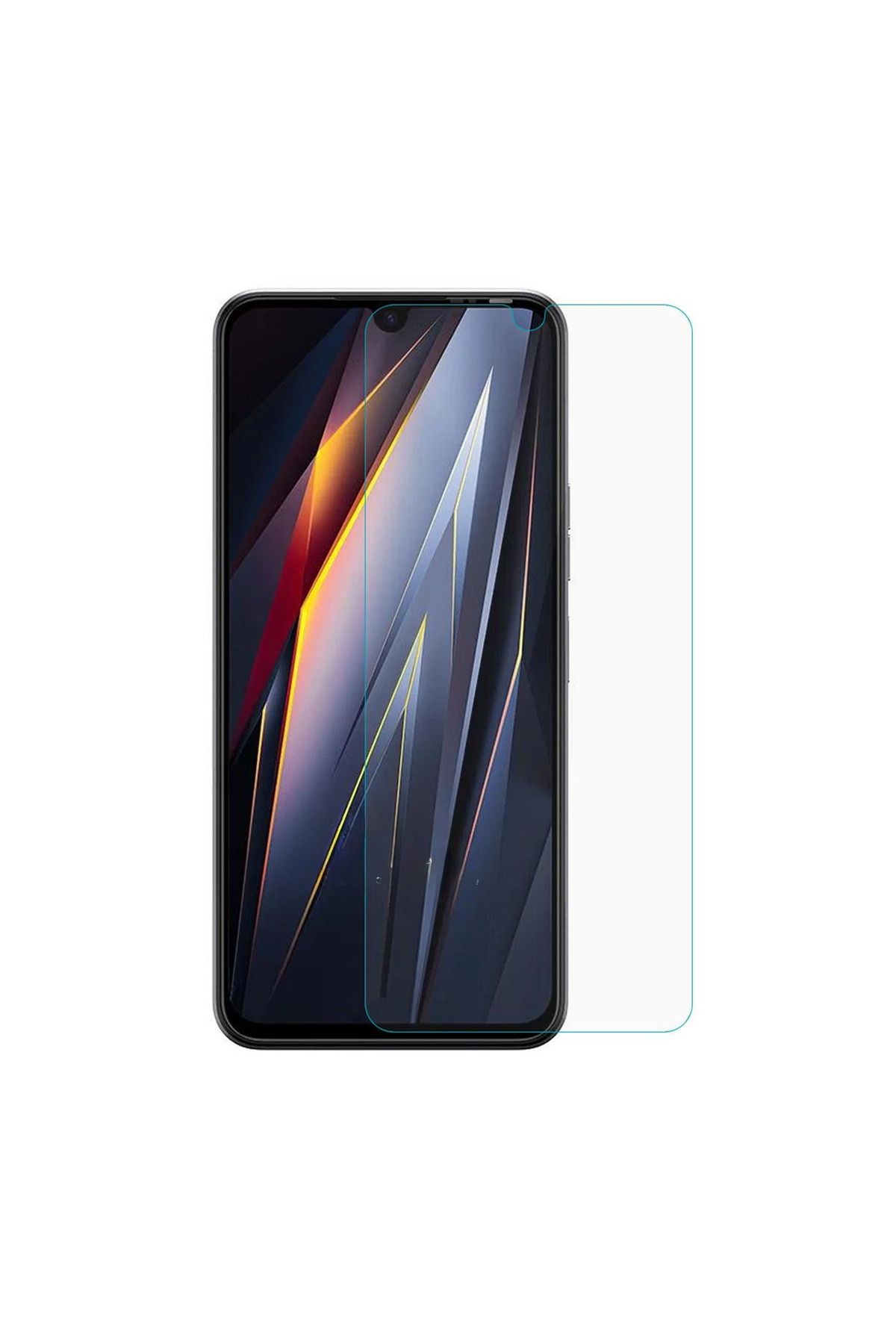 Nettech Tecno Pova 4 Uyumlu Kılıf Dostu Cam Ekran Koruyucu (Şeffaf)
