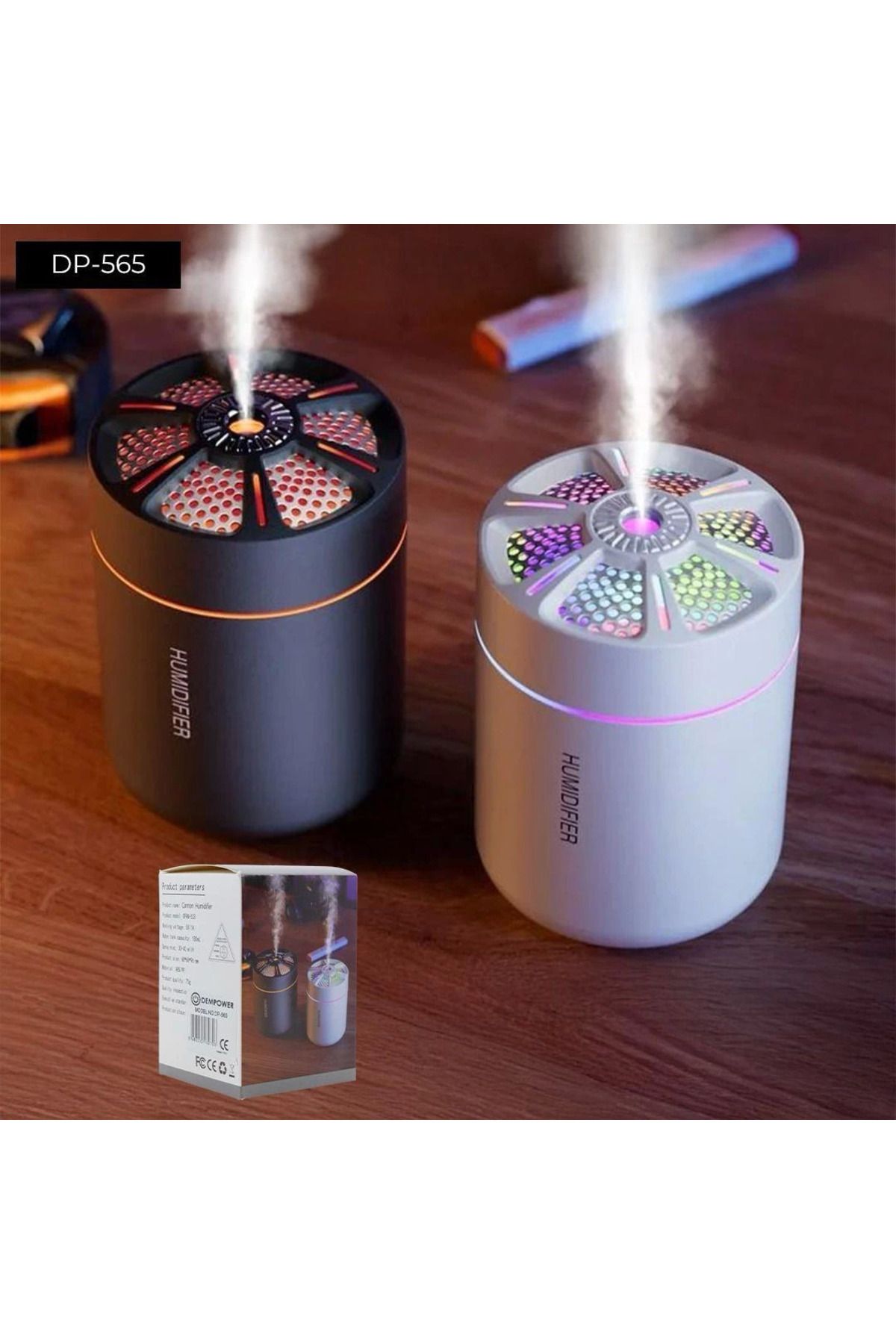 Genel Markalar Yulak Petek Tasarımlı Rgb Buhar Makinesi