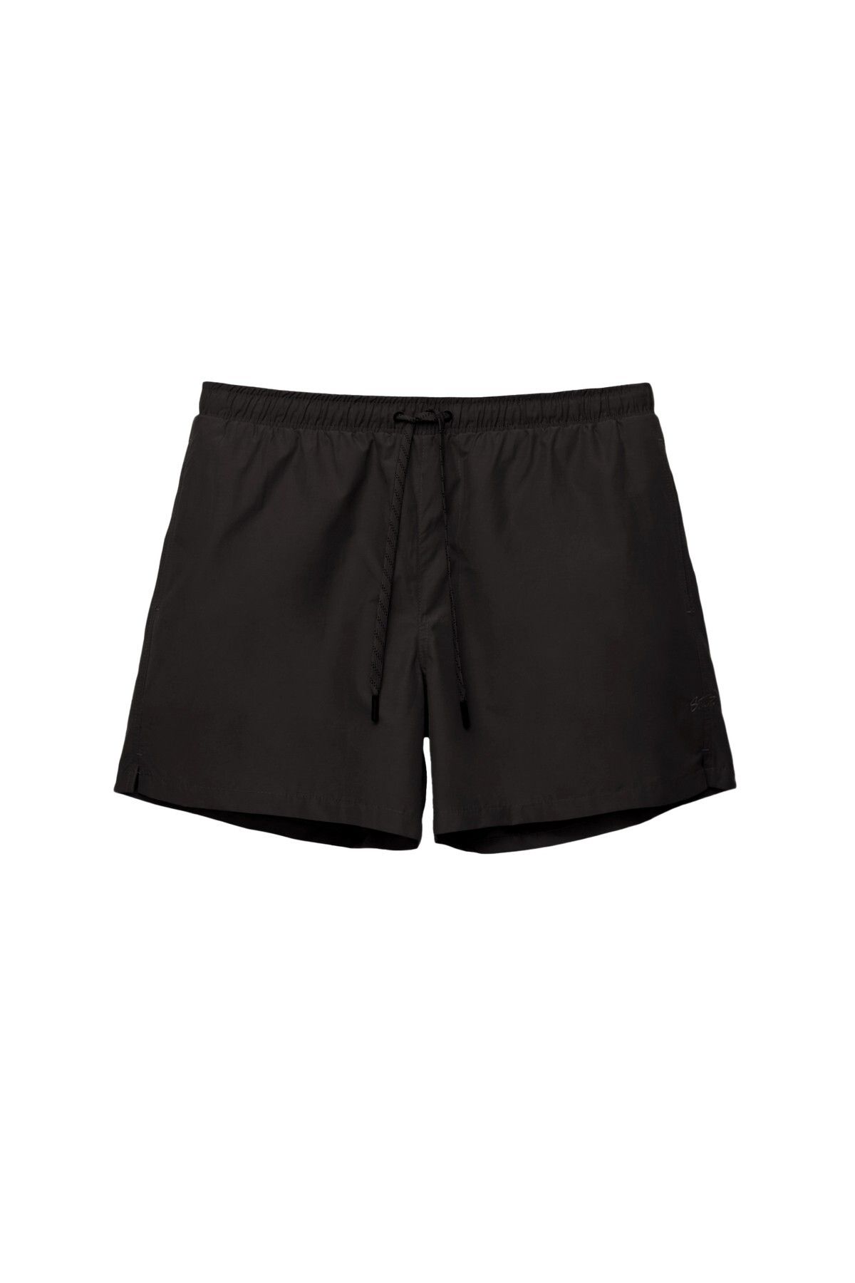 Pull & Bear-Regular swimming trunks with logo waist 3