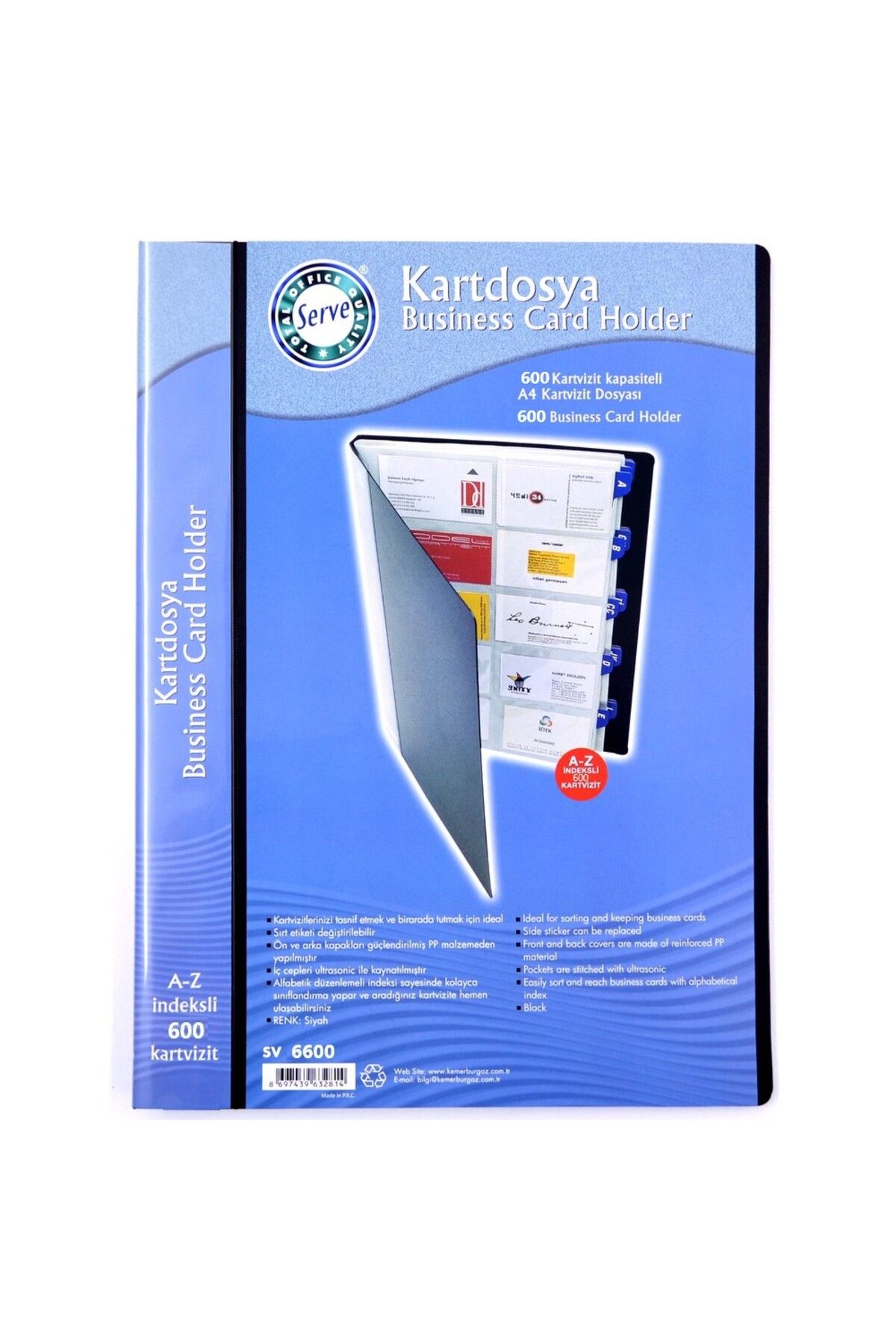 JokeyKırtasiye Ofis Tipi (600 adet'lik) Kartlık Kartvizitlik Dosya