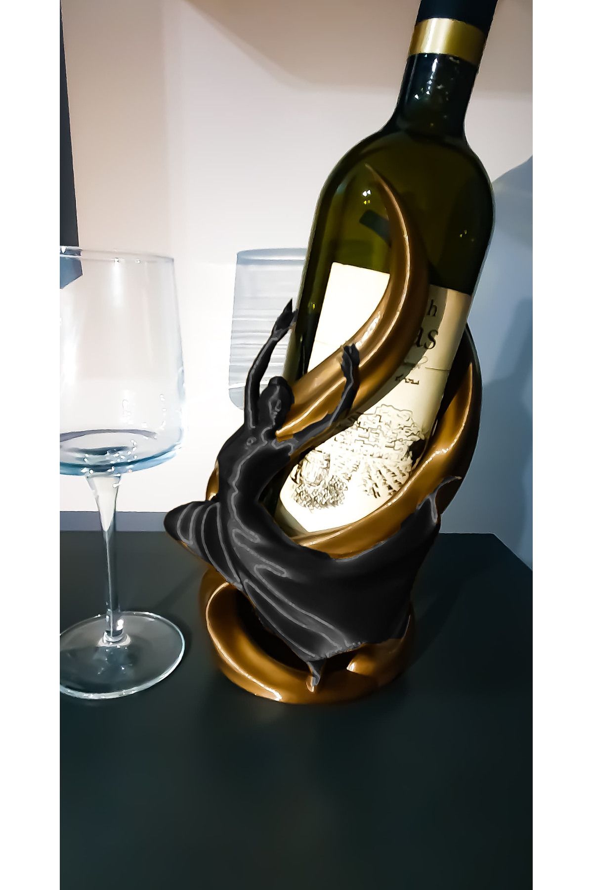 NetWork Mühendislik Ballerina Şaraplık BRONZ-SİYAH