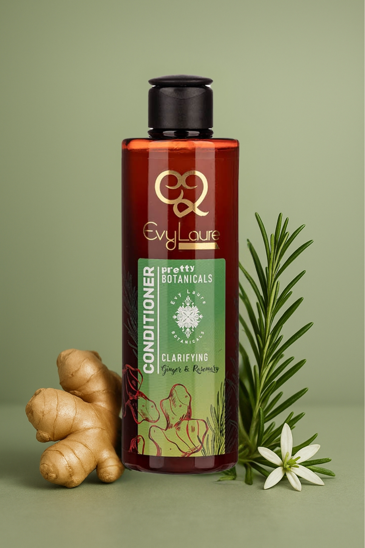 EvyLaure-Botanical Conditioner |   Enriched with Natural Ginger and Rosemary Extracts |   225ml 1