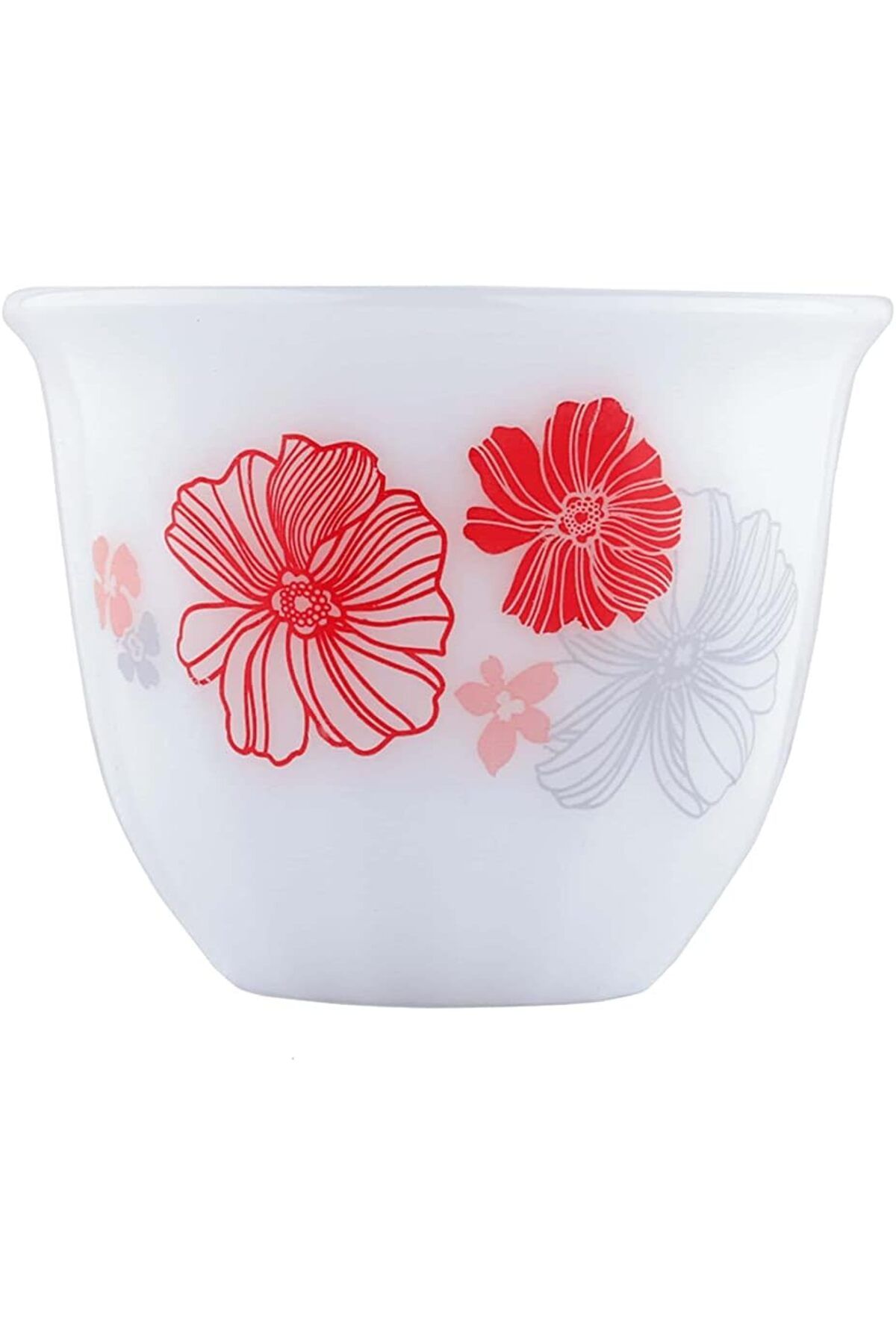 ALSAIF-Java Cup Set 12 Pieces By Al Saif, White/red, Size: L, K65173/2/l 3