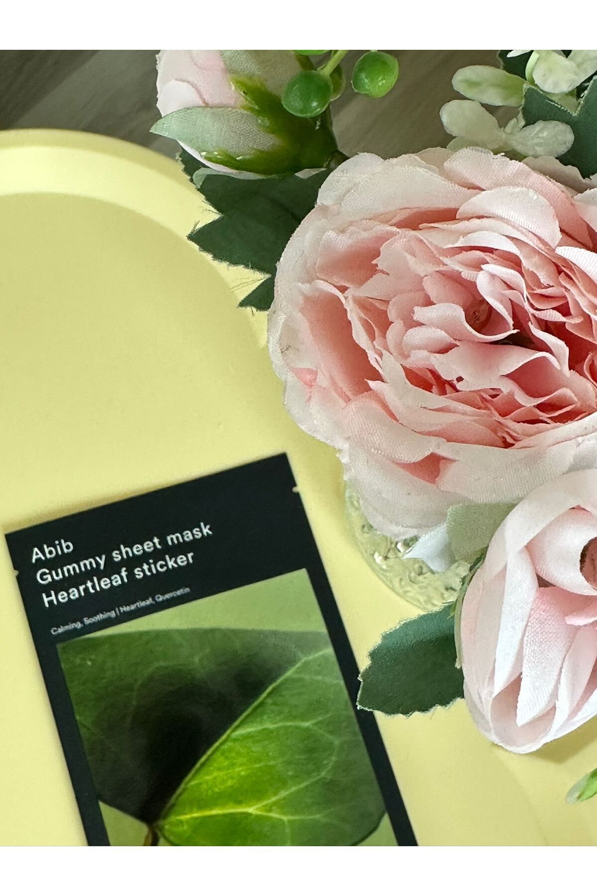 Abib Gummy Sheet Mask Heartleaf Sticker (Sakinleştirici & Yatıştırıcı Vegan Maske)
