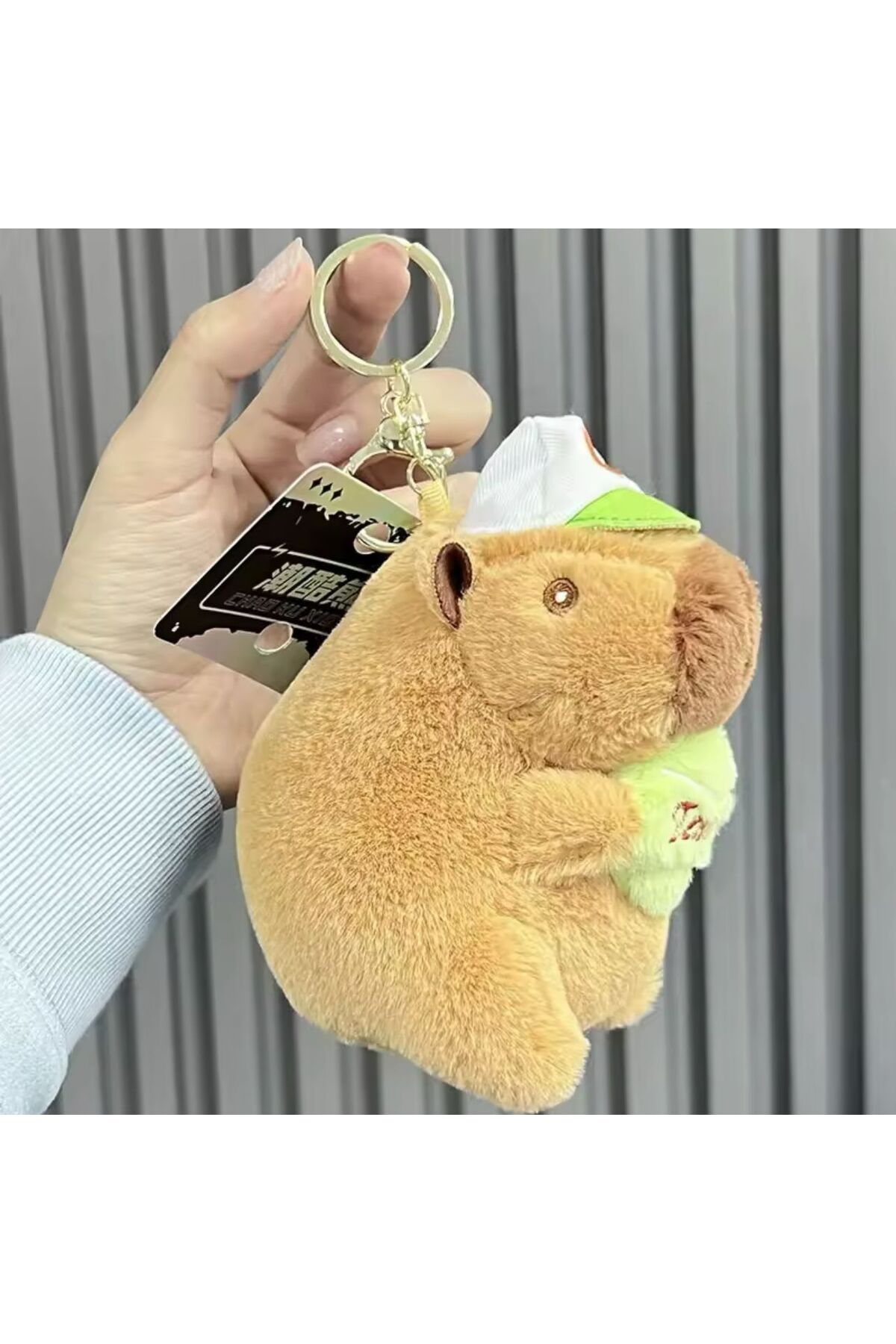 HEY GİDİ GİFT sevimli Tenisçi Kapibara Peluş / İçi Yumuşak / Peluş Anahtarlık / Capybara / Figür Yüksek Kalite