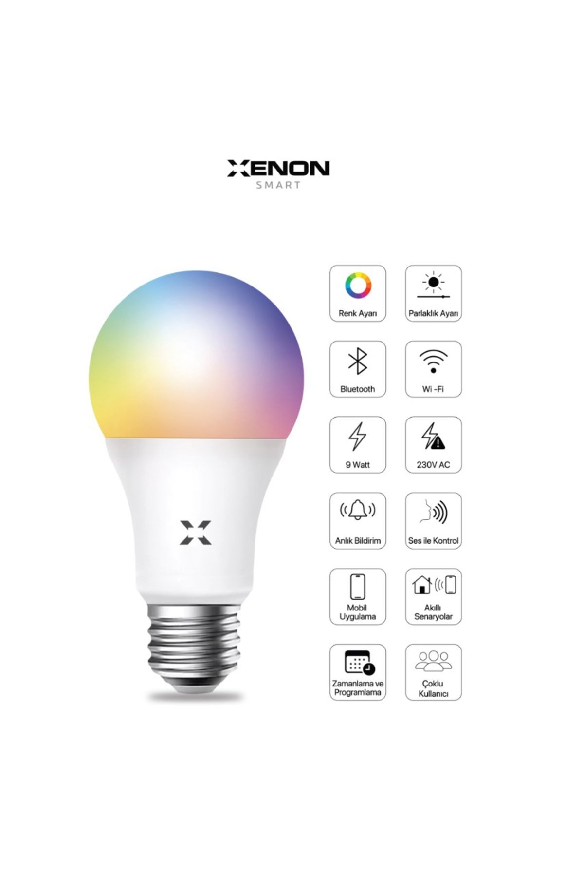 Xenon Smart WI-FI LED AKILLI RGB AMPUL X7021