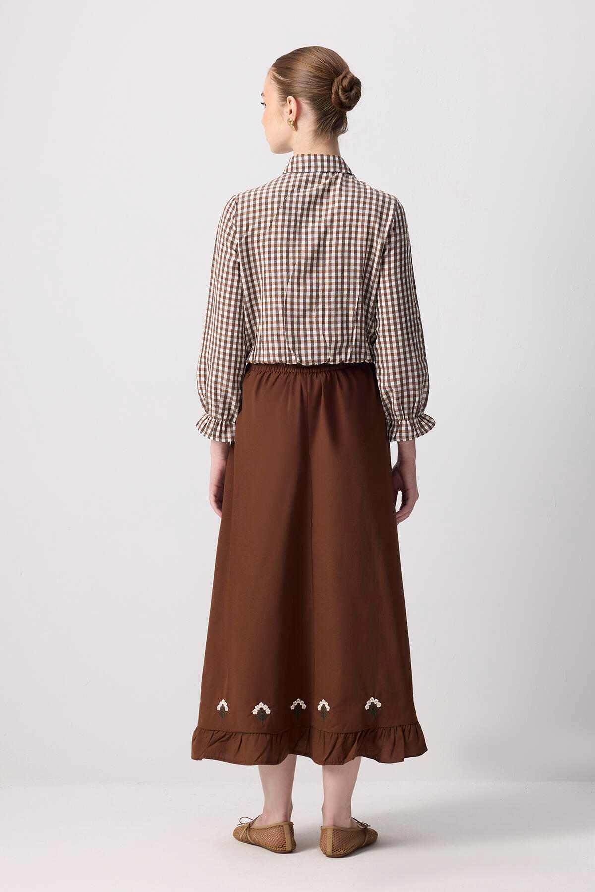 Touché Privé-Plaid Shirt Skirt Suit 4