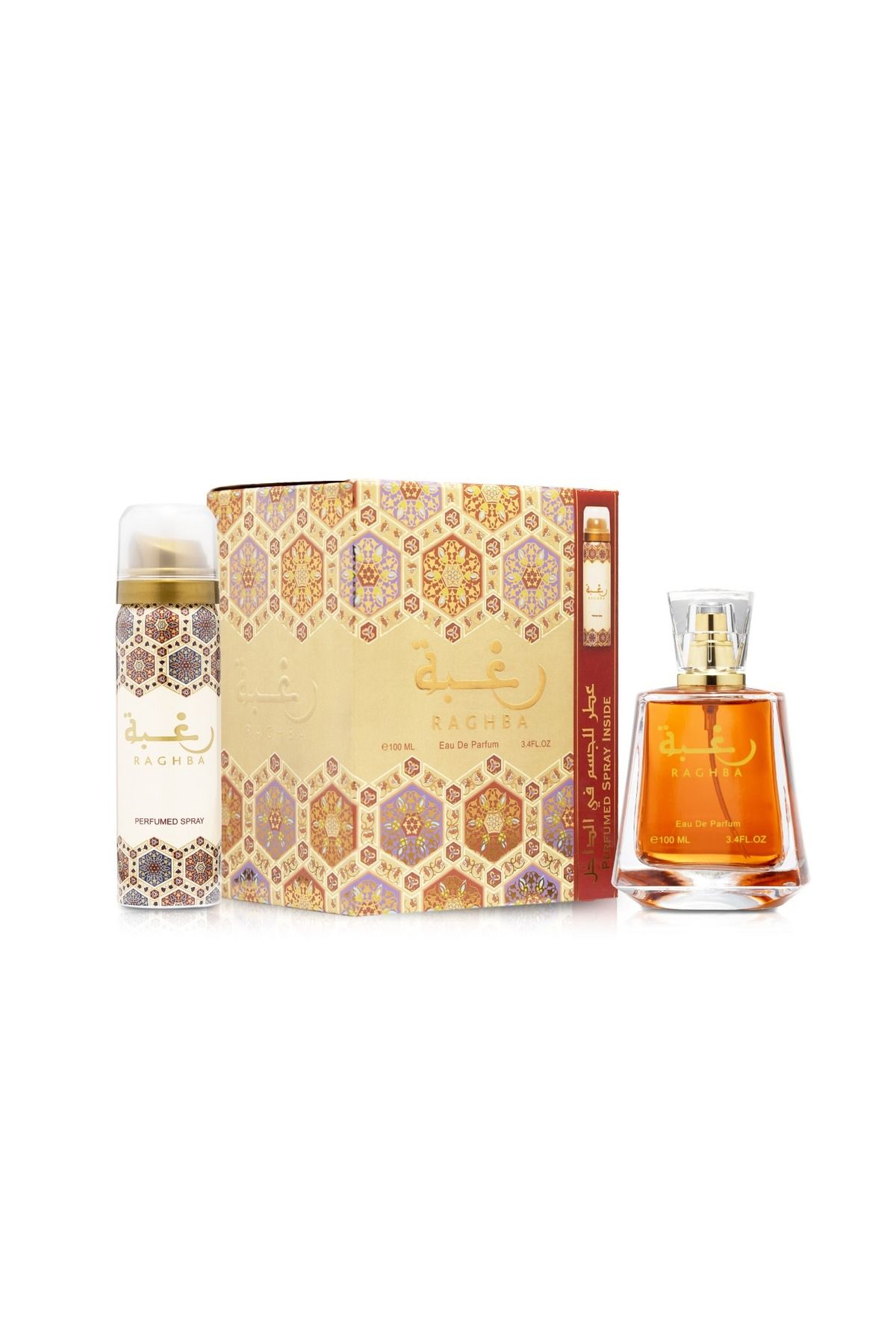 lattafa-Lattafa Raghba Eau De Perfume 100ml + Deo 50ml Inside 2