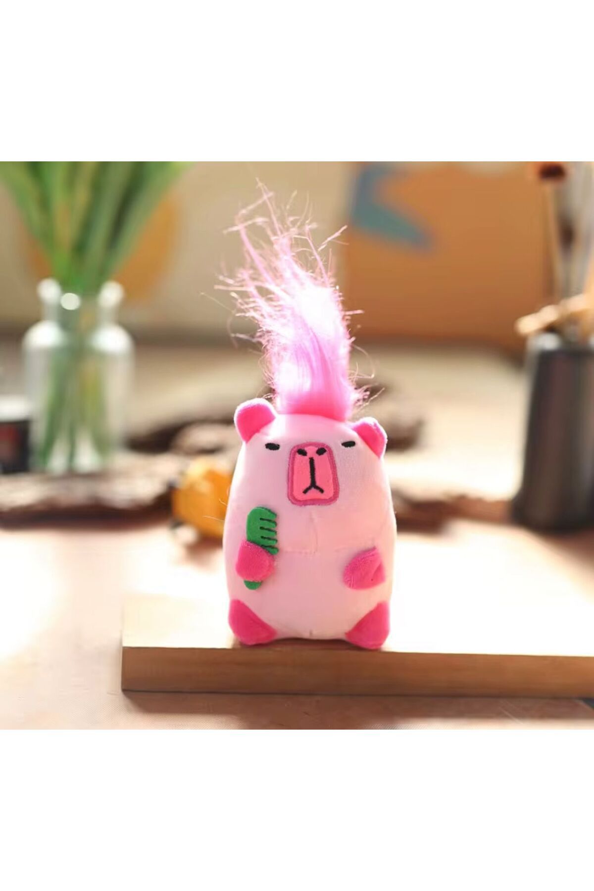 HEY GİDİ GİFT Sevimli Kapibara Peluş / İçi Yumuşak / Peluş Anahtarlık / Capybara Oyuncak / Figür Yüksek Kalite