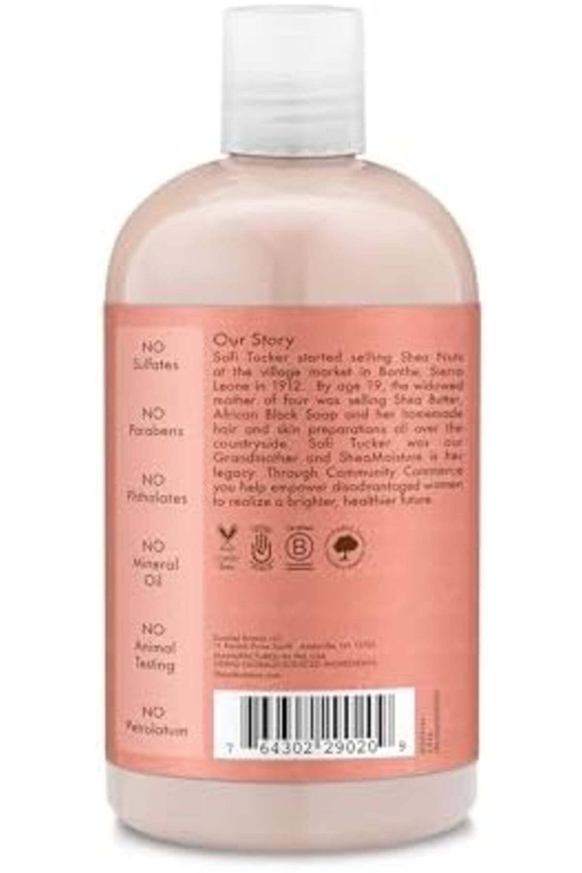 Shea Moisture-Coconut & Hibiscus Curl & Shine Shampoo For Unisex 13 Oz, Multi, 384 ml (Pack Of 1) 4