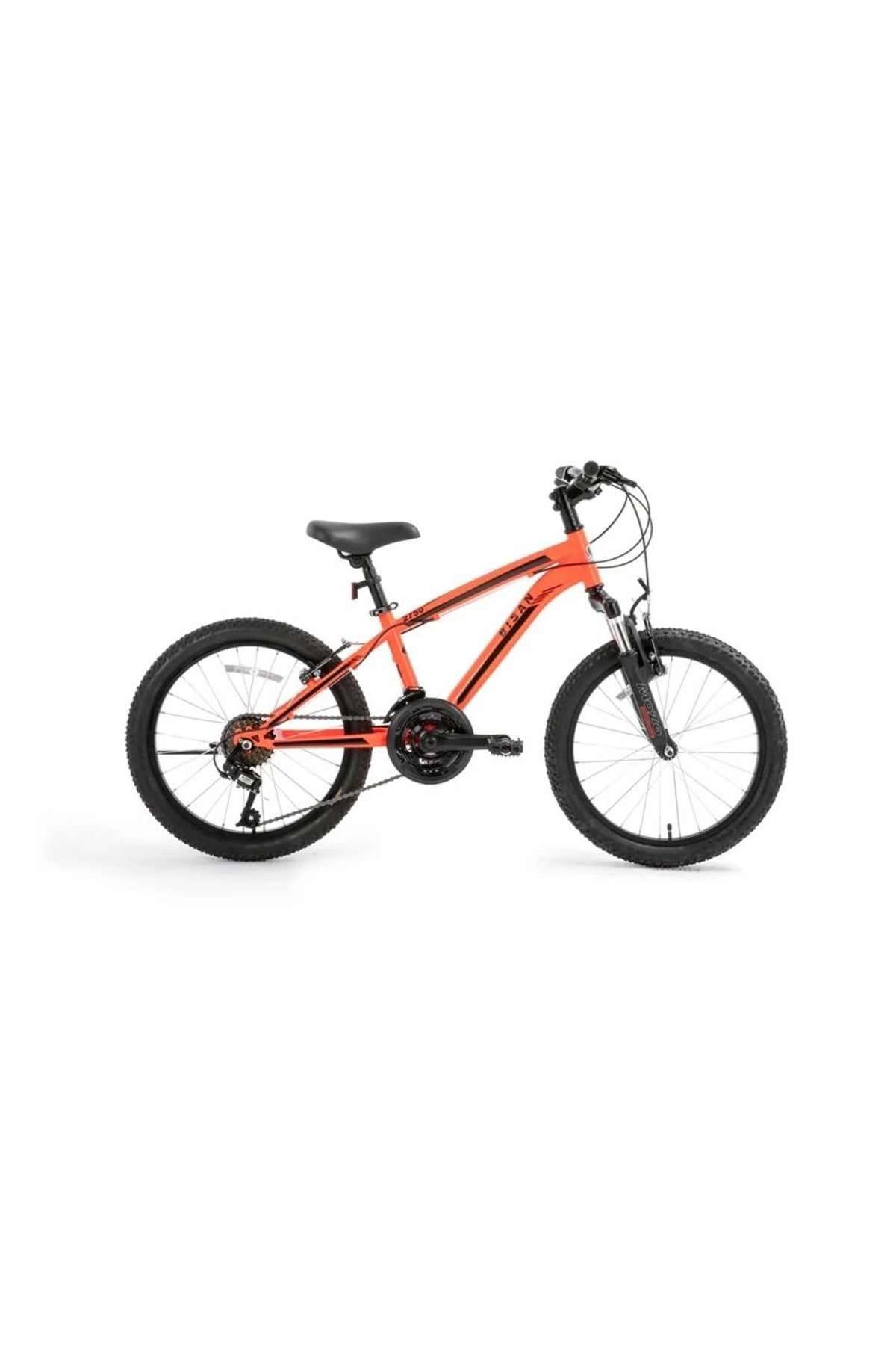 Bisan BİSAN KDS 2750-V-25 ERKEK ÇOCUK BİSİKLETİ 29CM V 20 JANT 18 VİTES NEON TURUNCU SİYAH